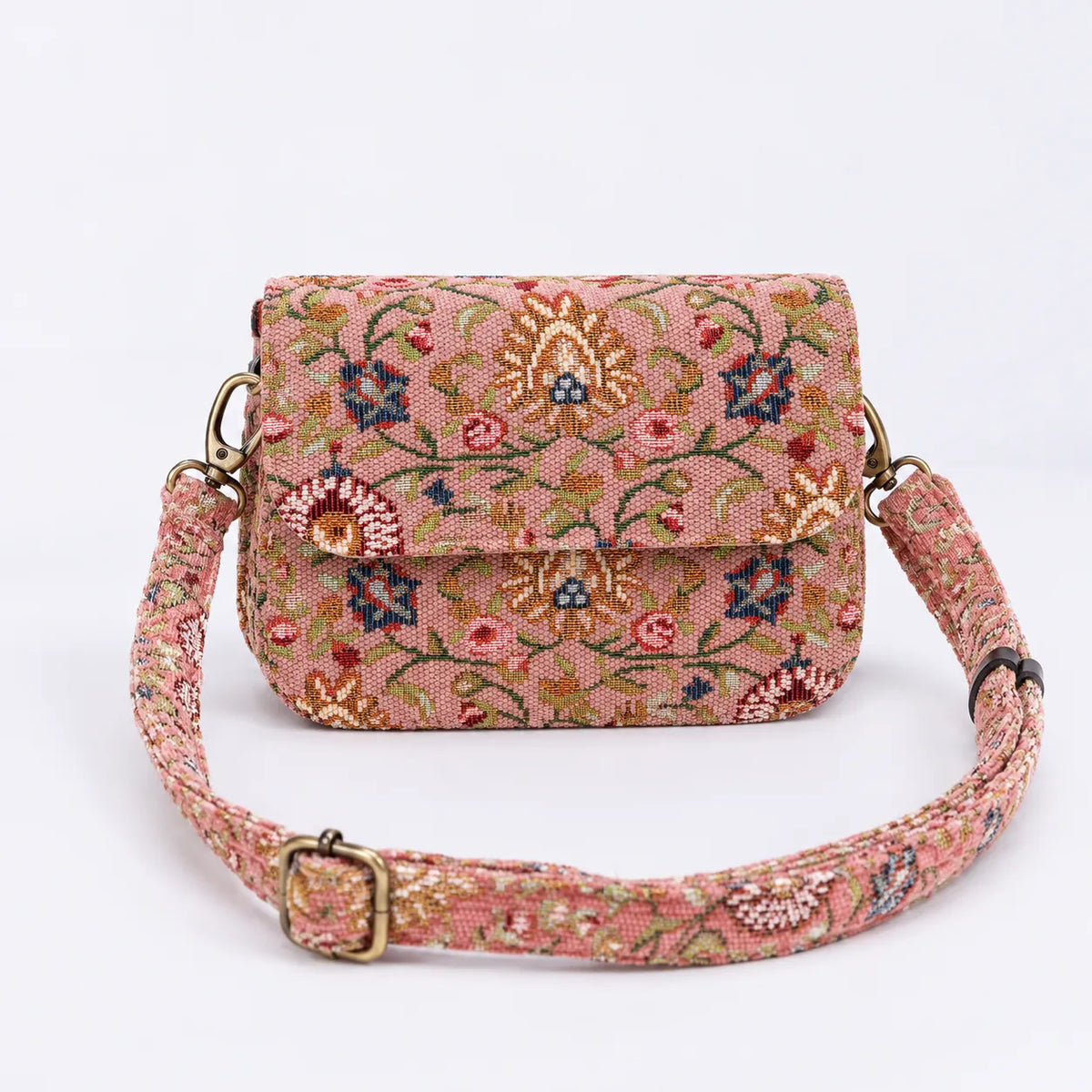 Oriental Pink Flap Crossbody Bag of America main
