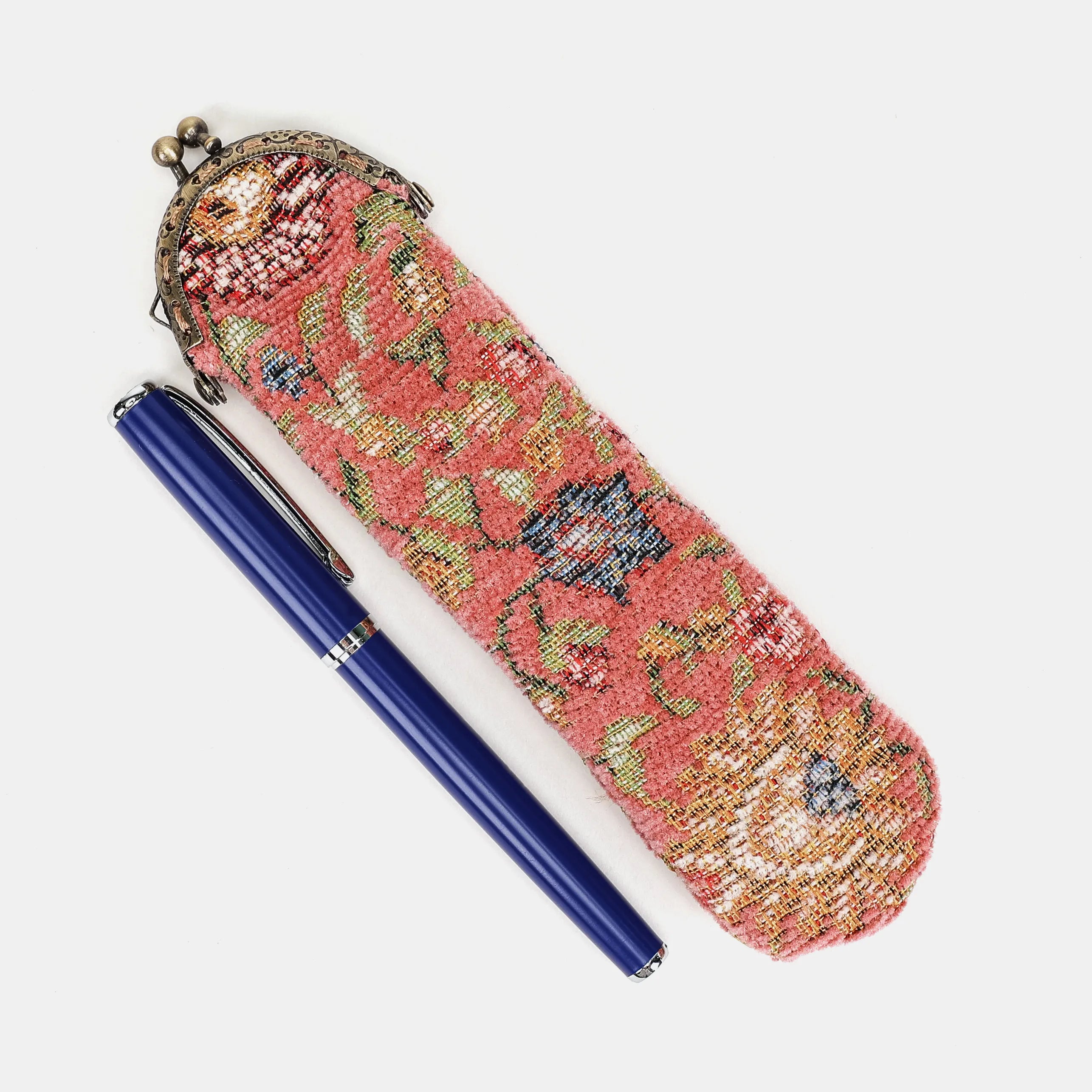 Oriental Pink Solo Pen Case Carpetbag of America main