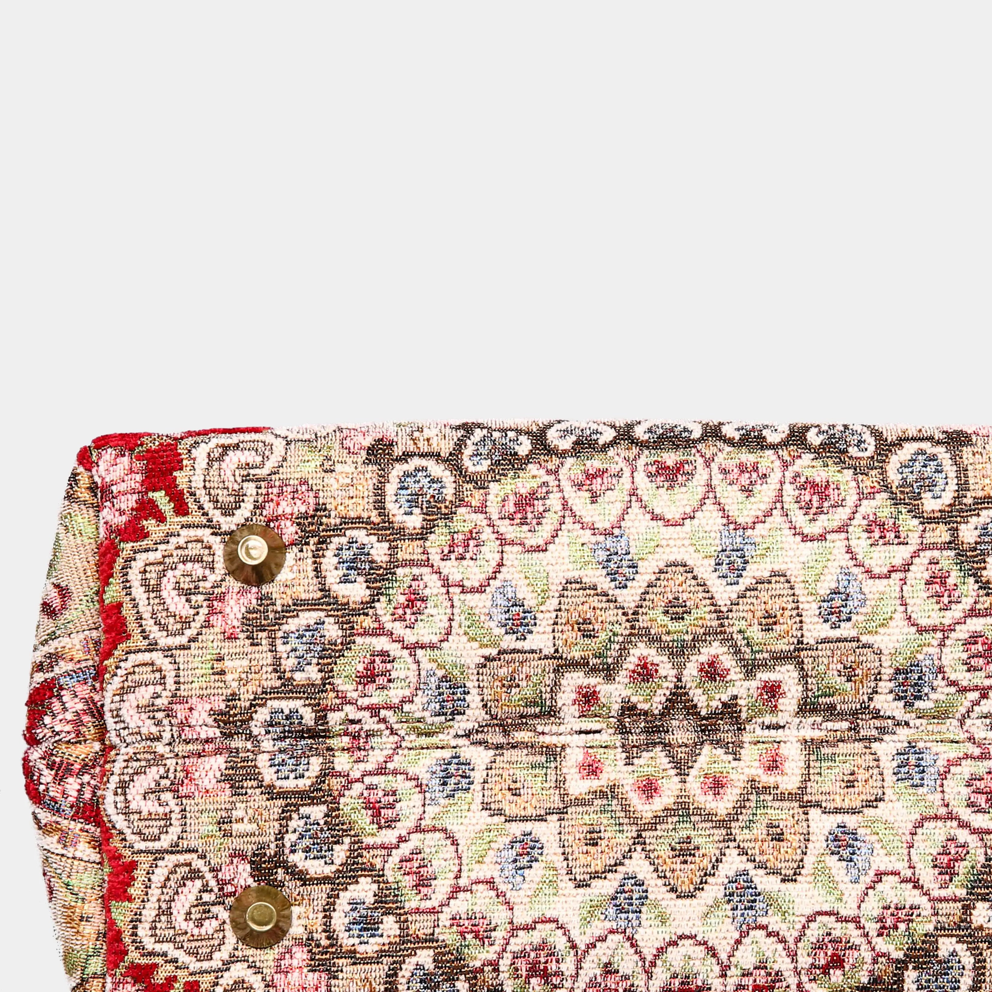 Oriental Red Carpet Satchel Carpetbag of America bottom