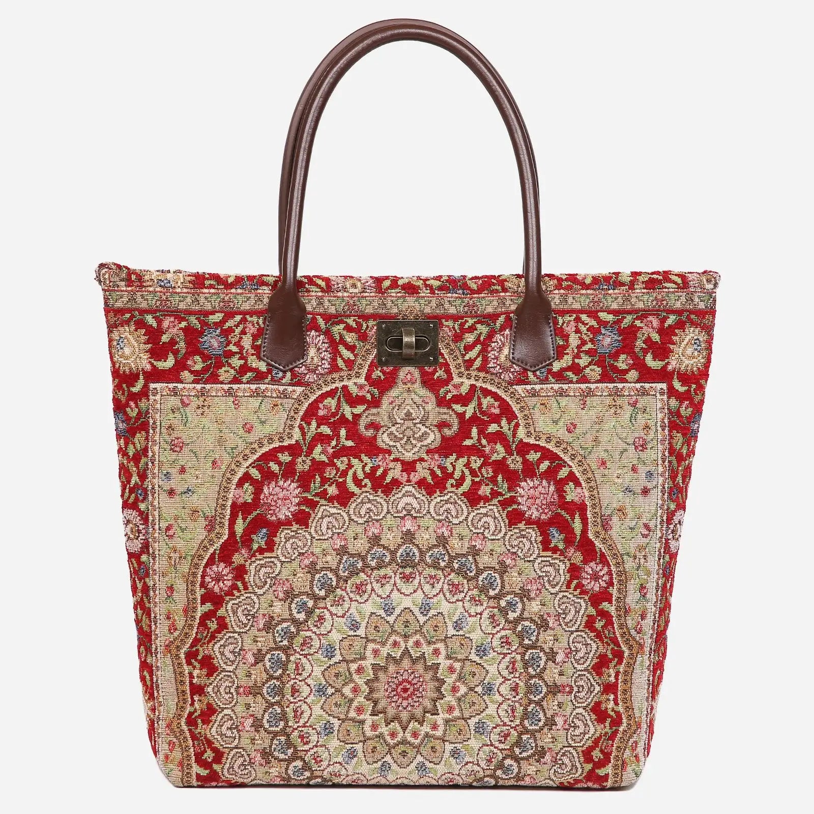 Oriental Red Carpet Tote Shopper Carpetbag of America main
