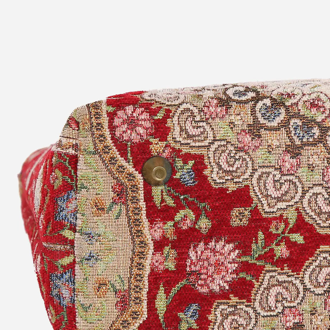 Oriental Red Carpet Tote Shopper Carpetbag of America bottom