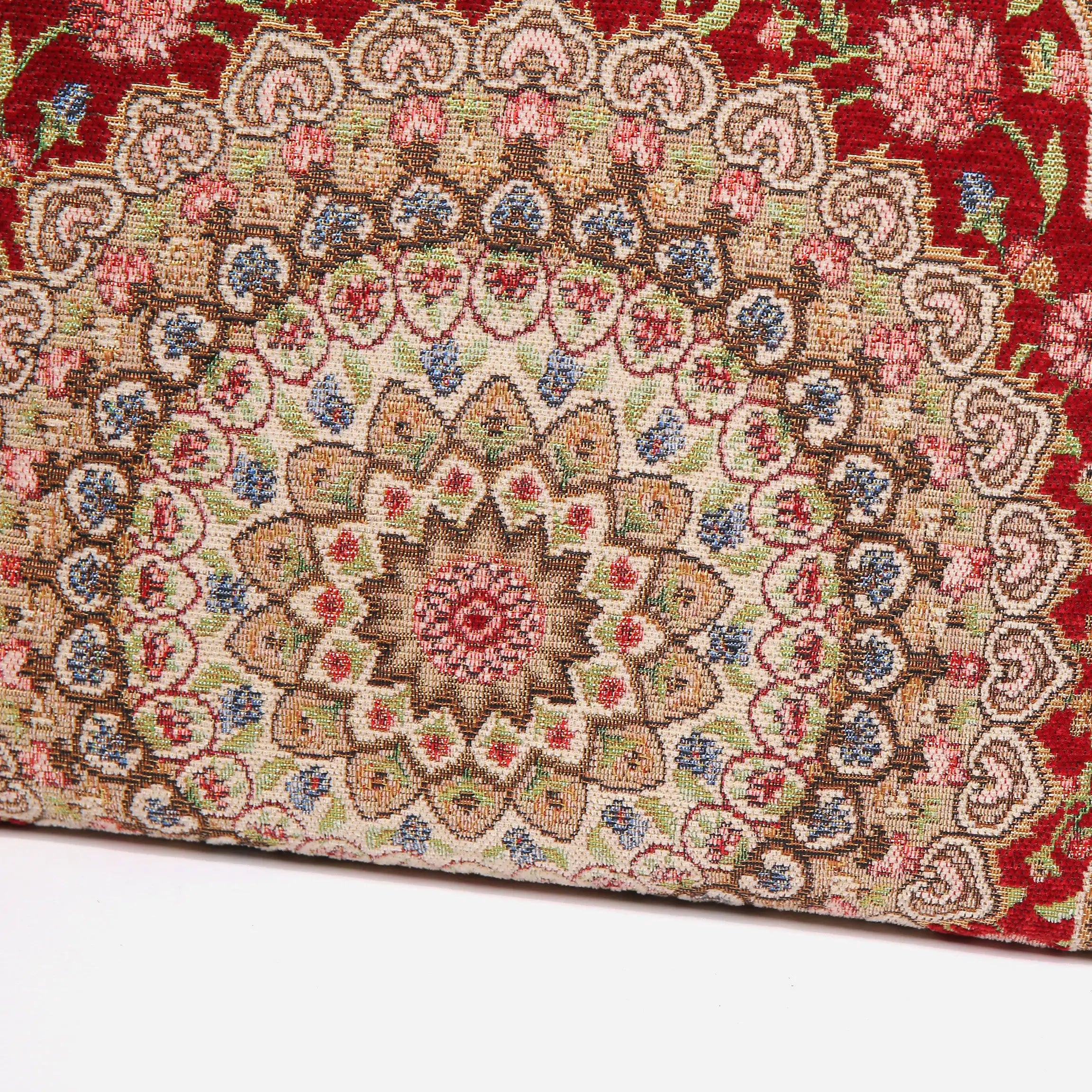 Oriental Red Carpet Tote Shopper Carpetbag of America details