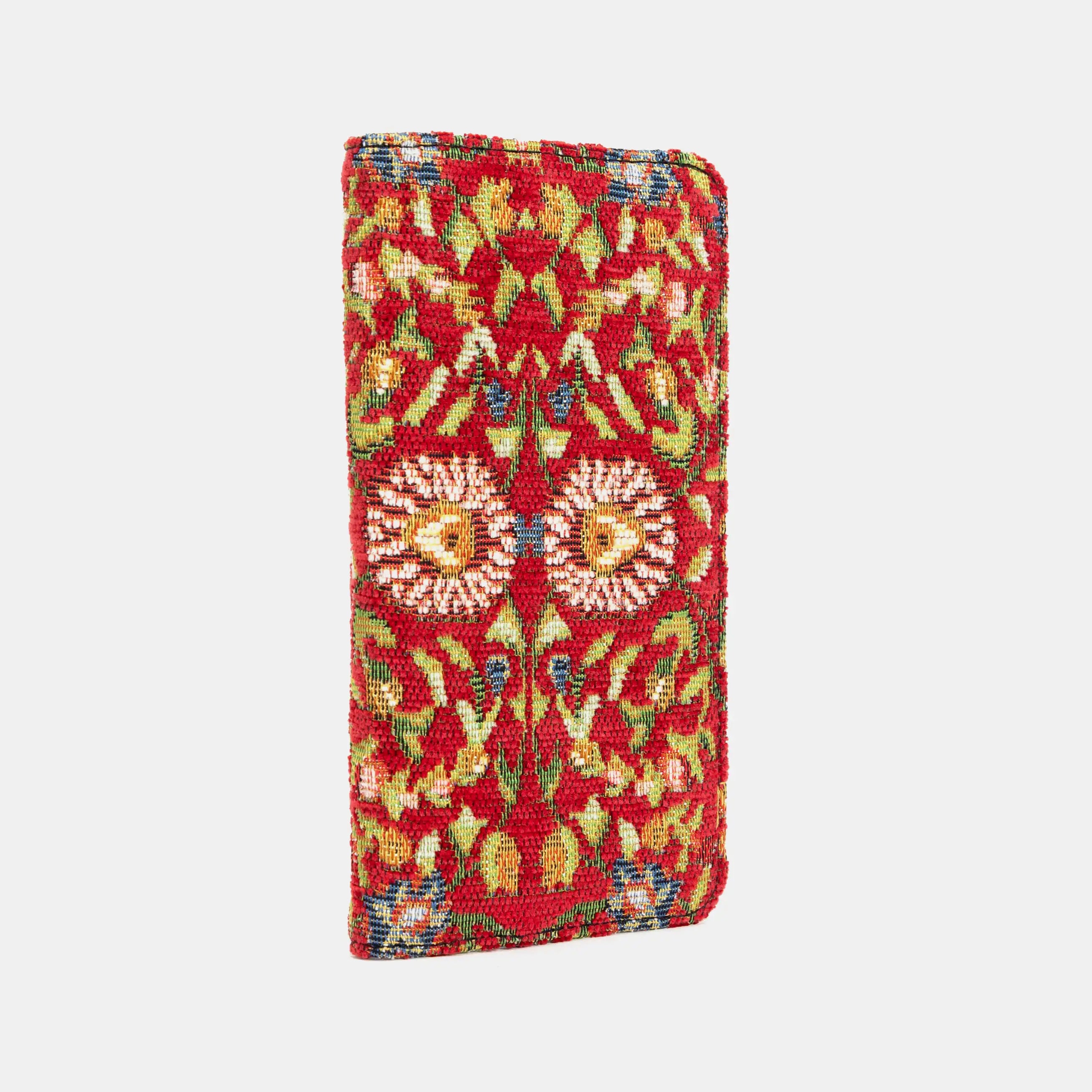 Oriental Red Checkbook Cover of America side front