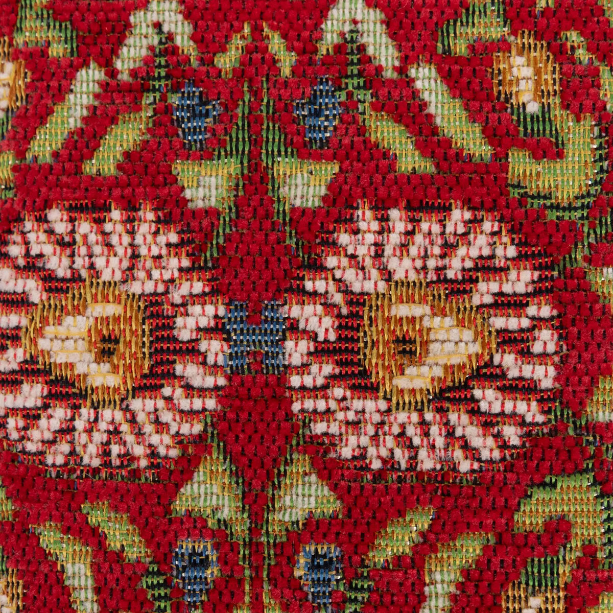 Oriental Red Checkbook Cover of America detail