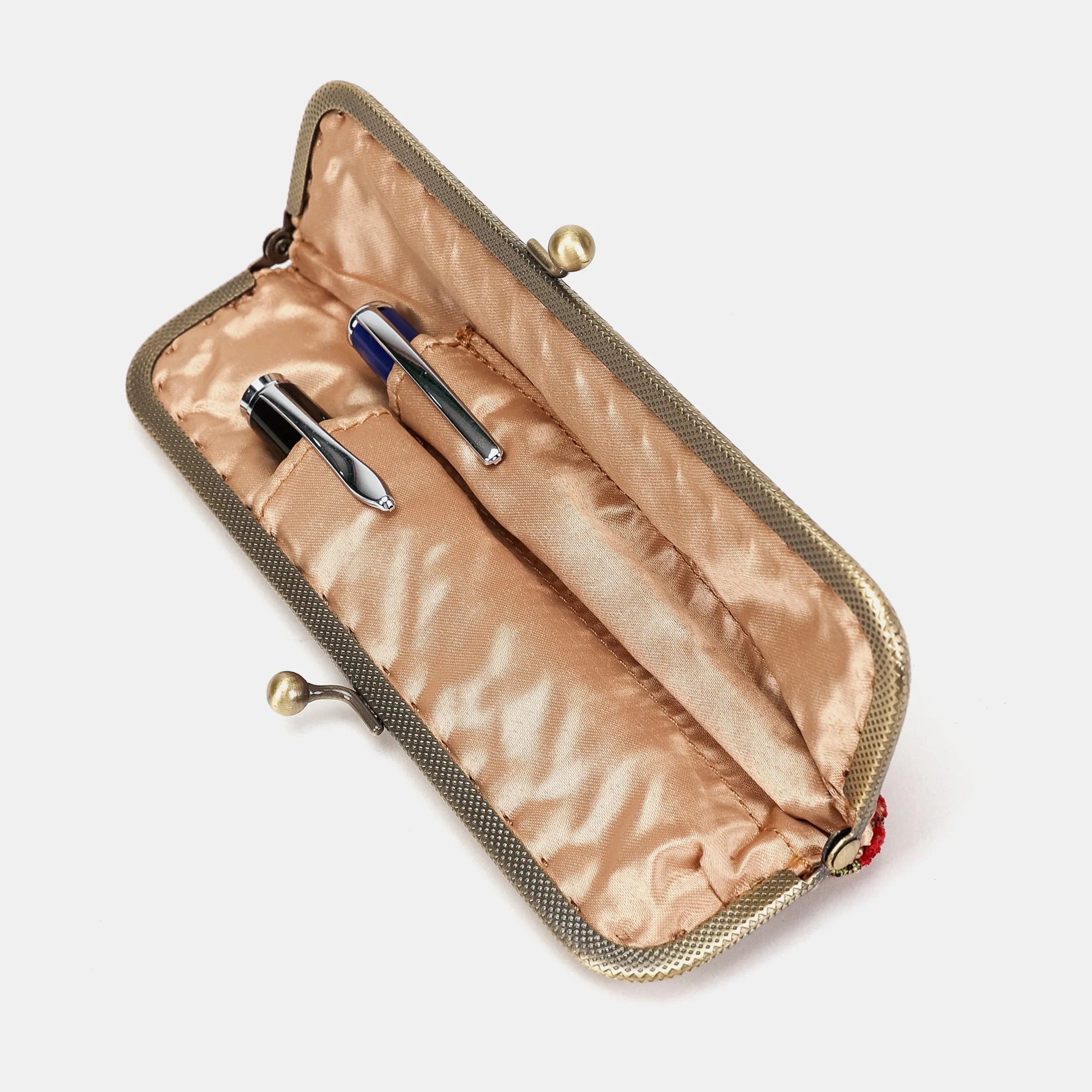 Oriental Red Duo Pen Case  of America open