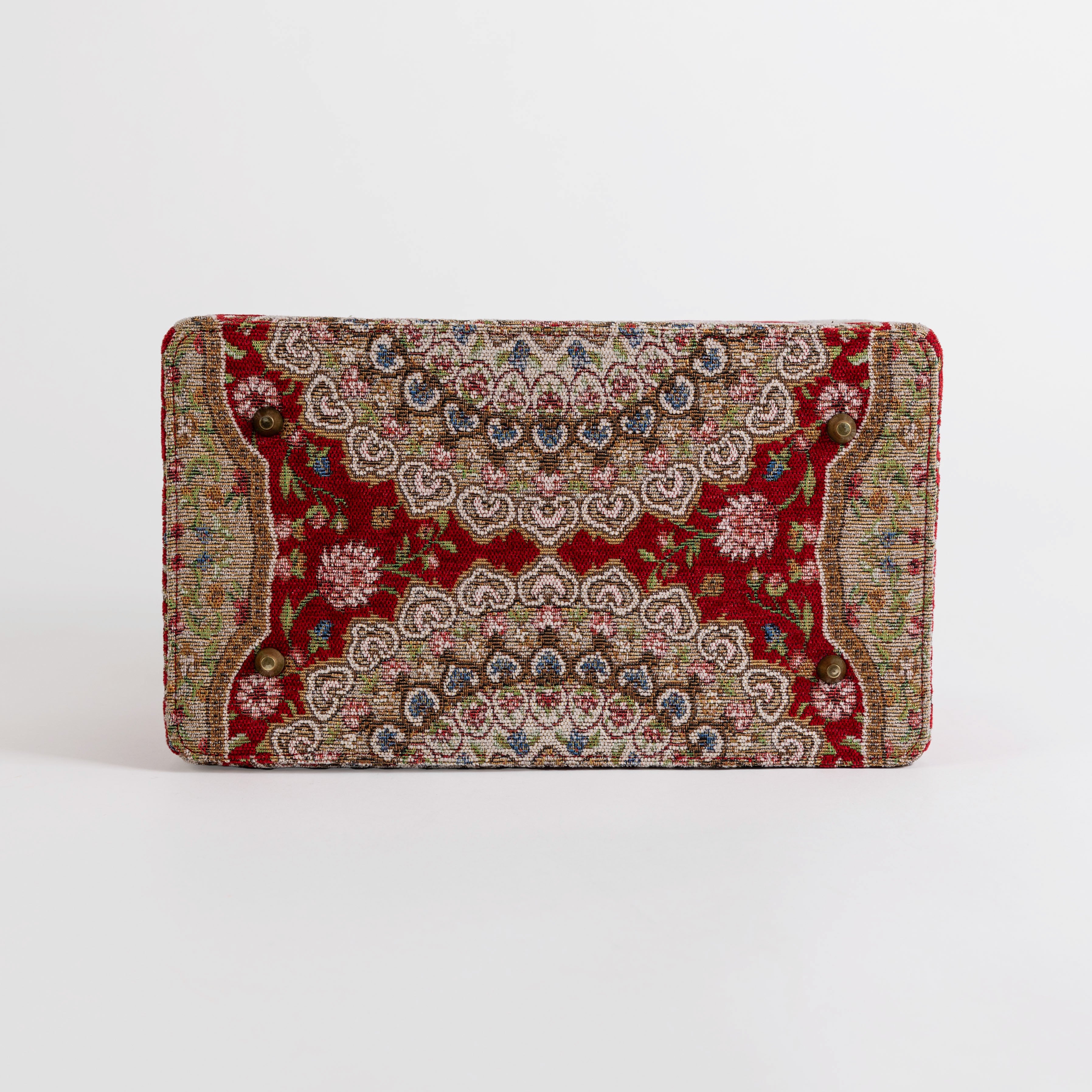 Oriental Red Genevieve Carpet Gladstone Bag of America bottom