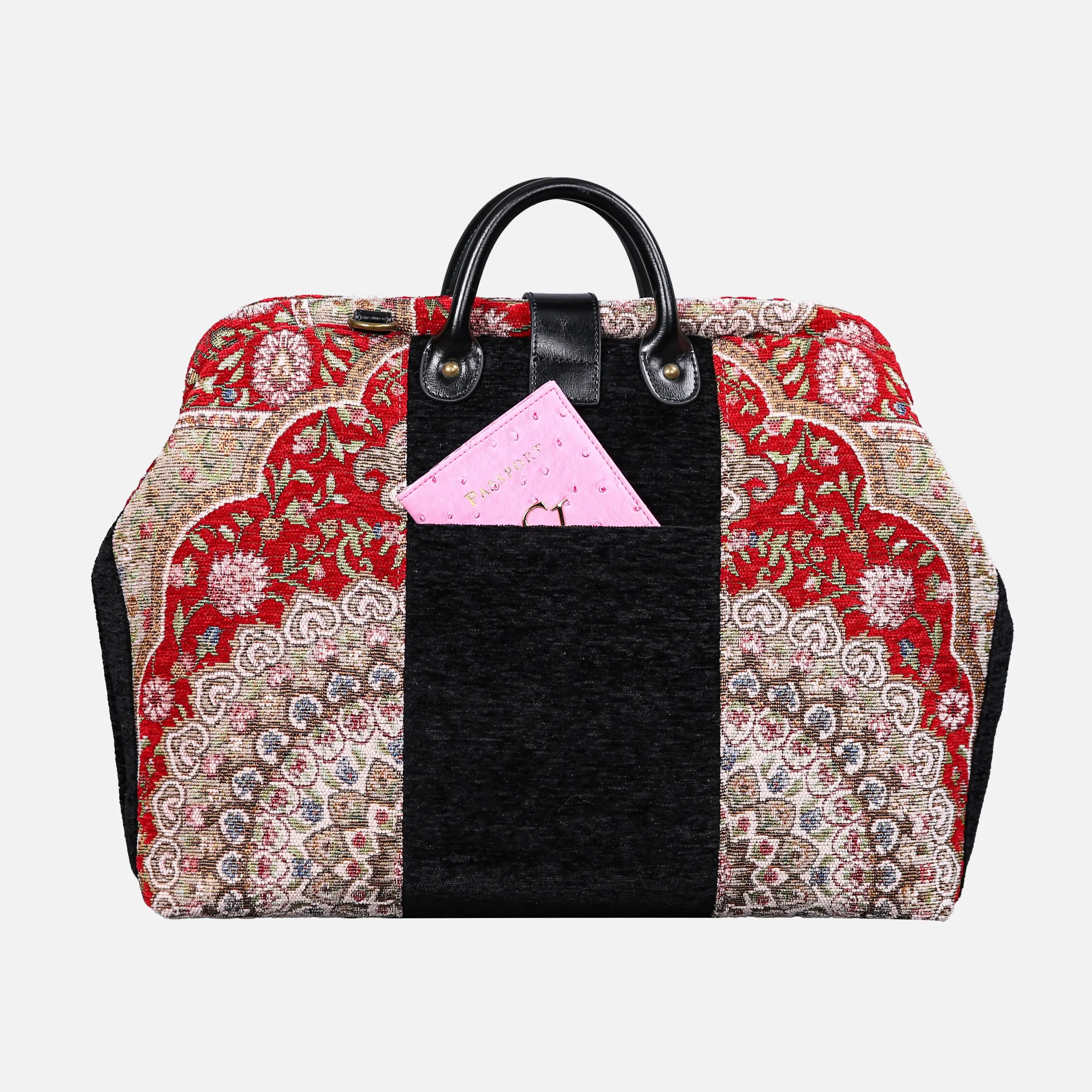 Oriental Red carpet bag of America back
