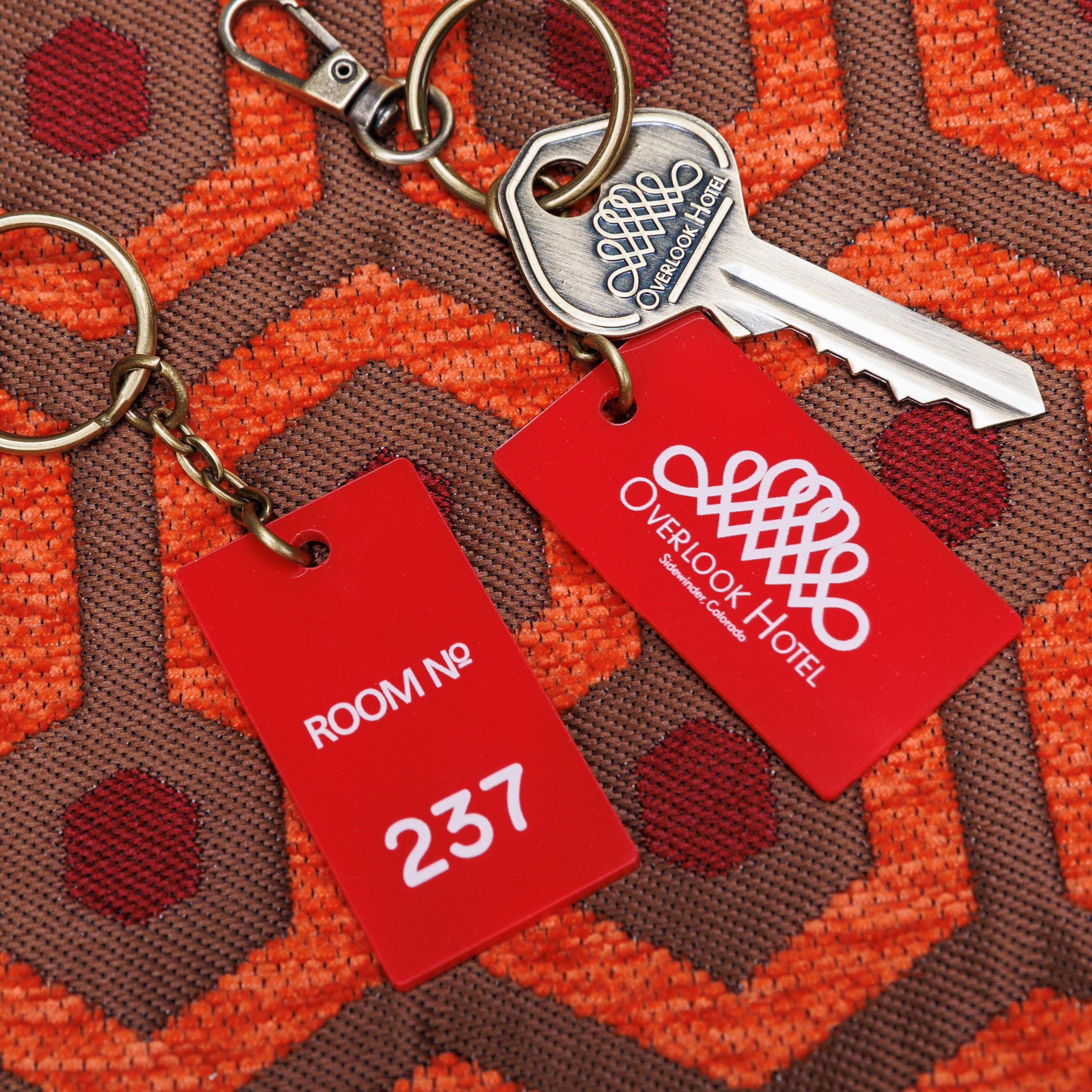 Overlook Hotel “The Shining” Room 237 Keychain Bag Charm Small of America  back
