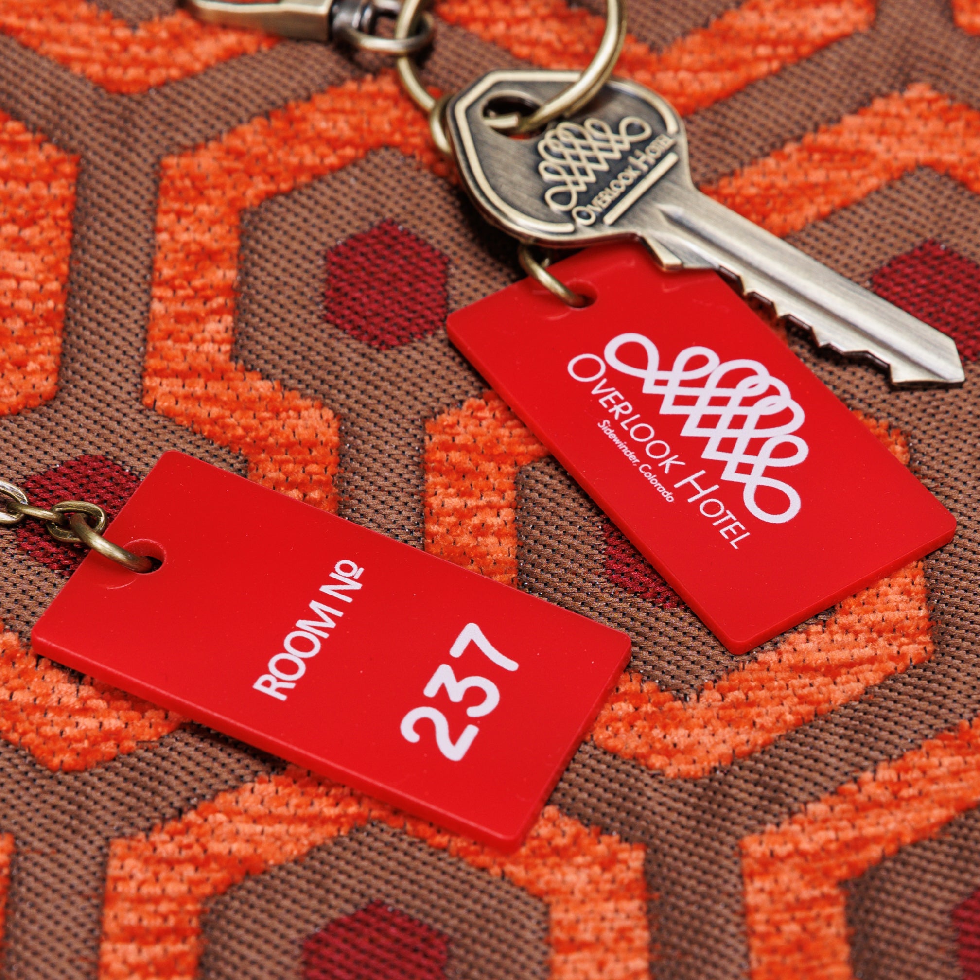 Overlook Hotel “The Shining” Room 237 Keychain Bag Charm Small of America  back