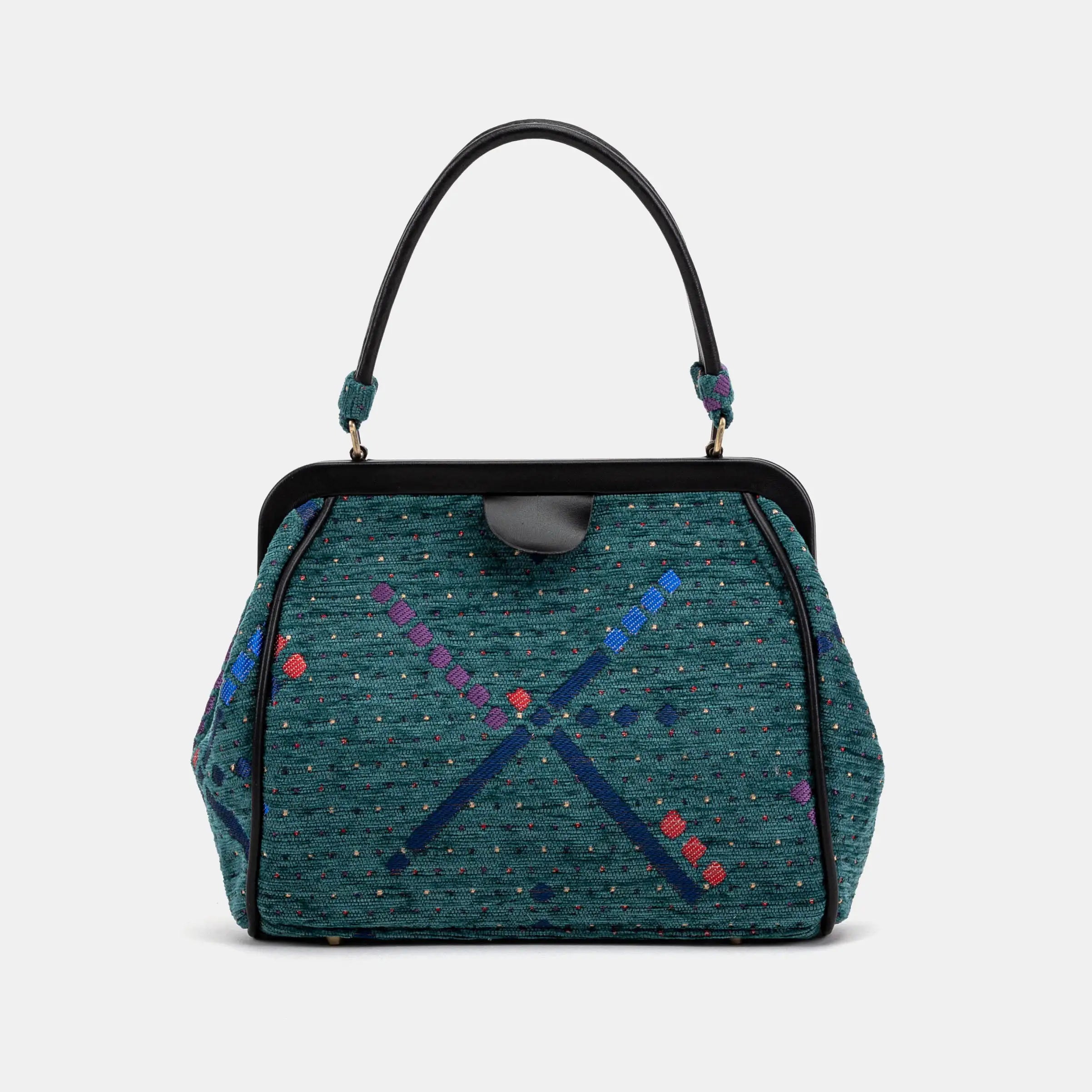 PDX Portland Airport Alma Satchel Carpet Bag
