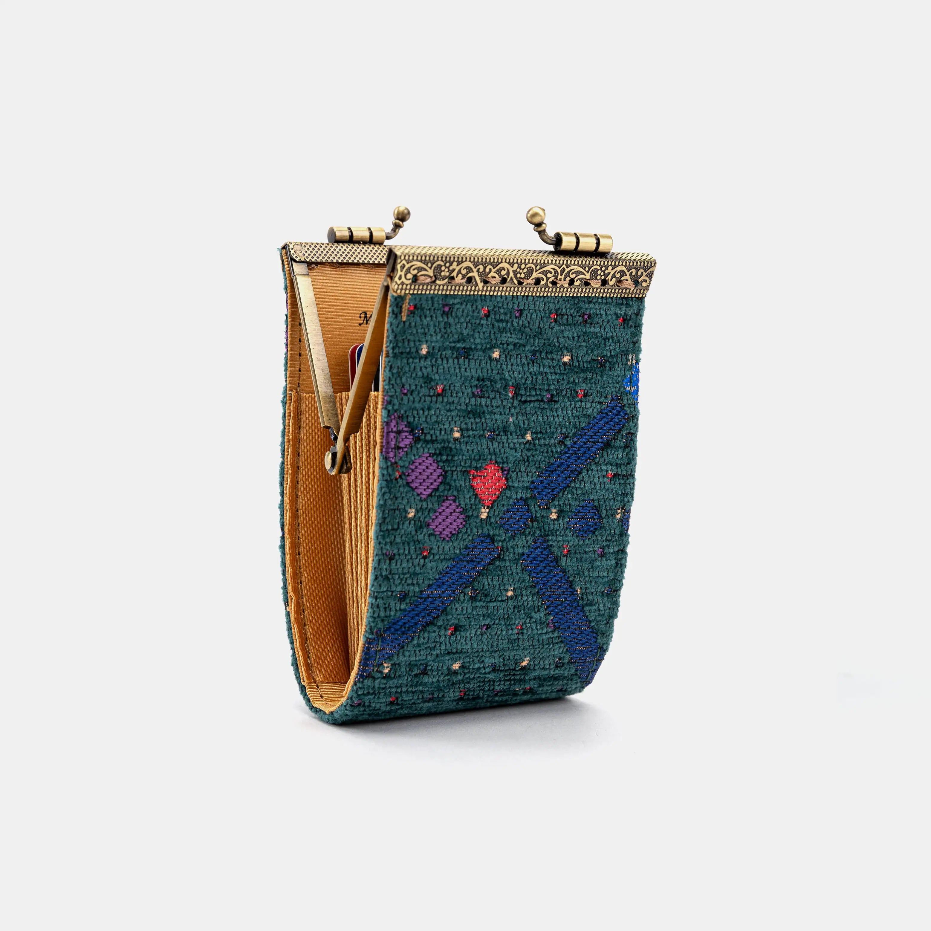 PDX Portland Airport Card Wallet Carpetbag of America OPEN