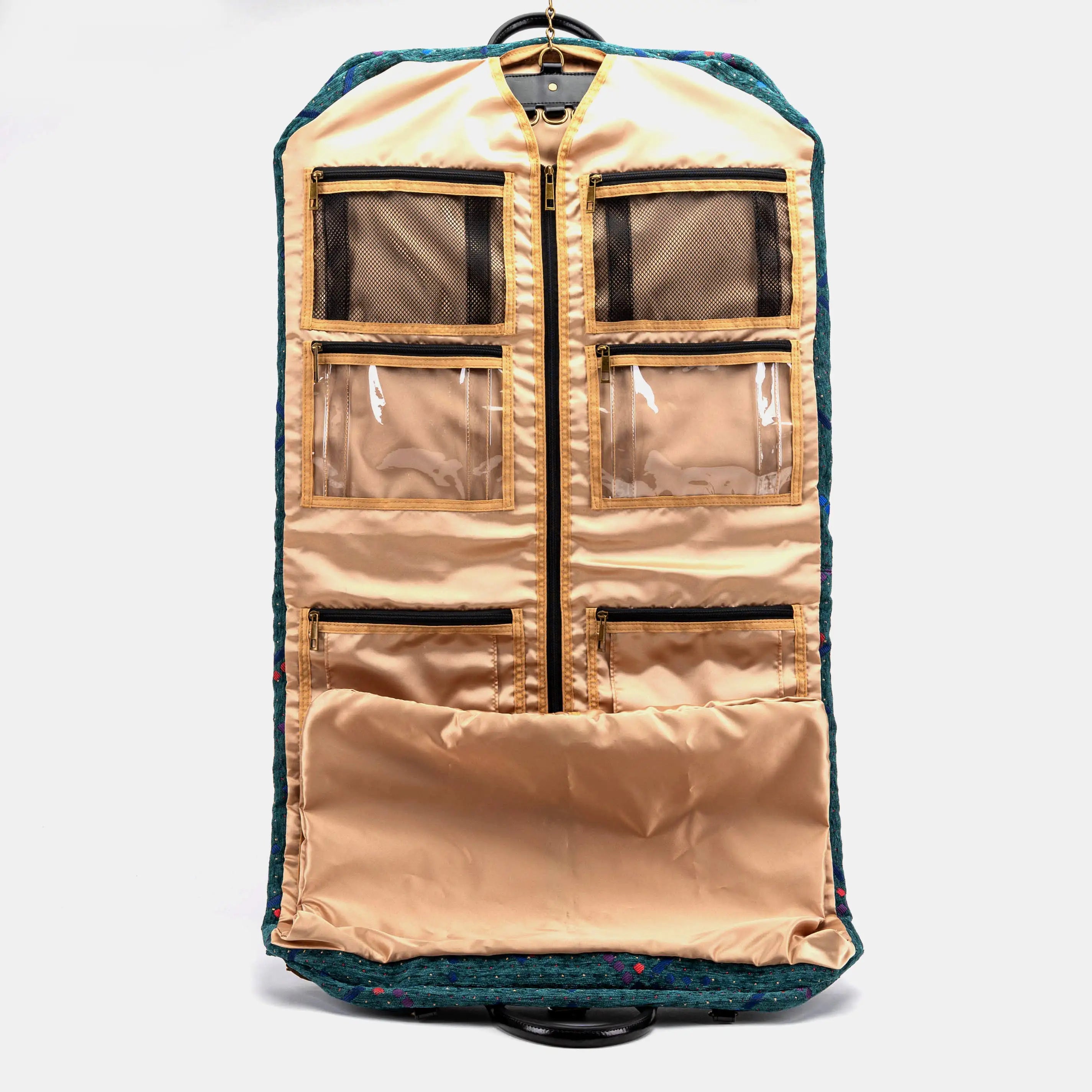 PDX Portland Airport Carpet Garment Bag  of America open