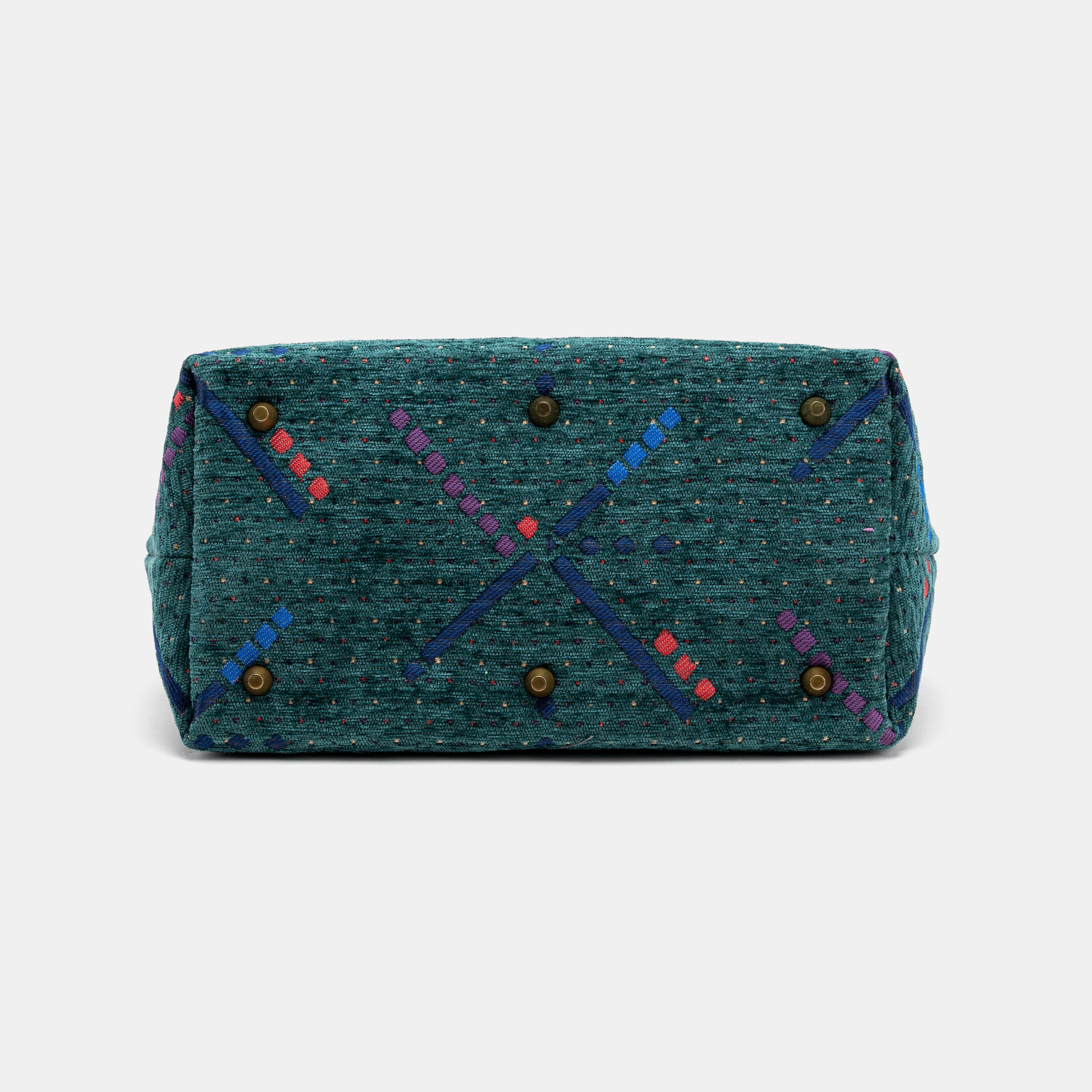 PDX Portland Airport Carpet Handbag Purse of America bottom