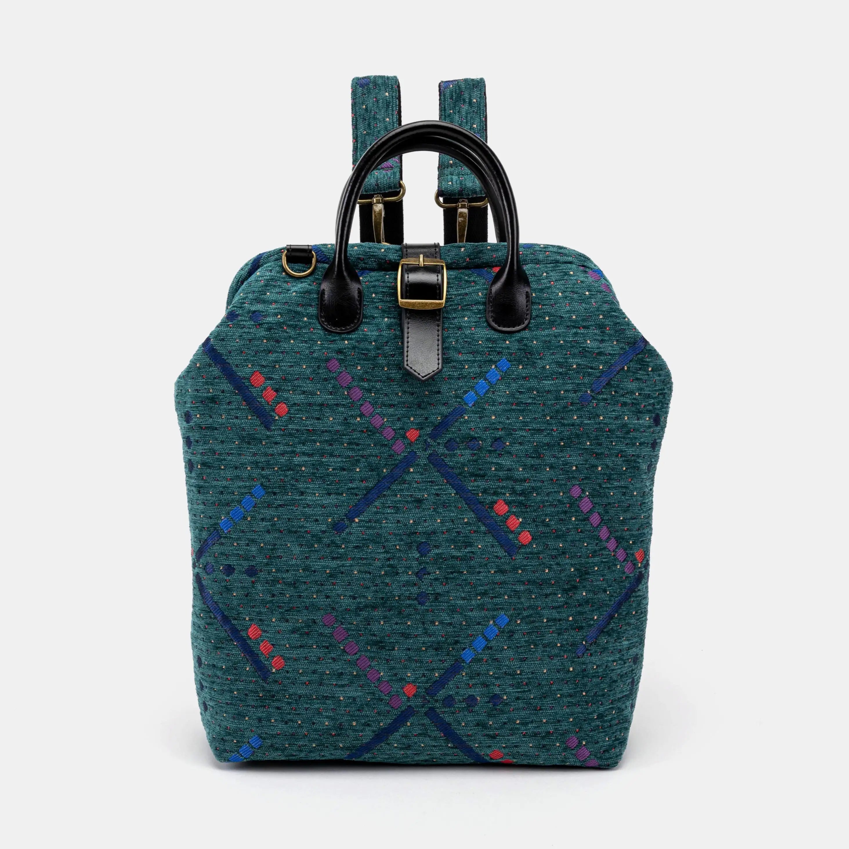 PDX Portland Airport Carpet Laptop Backpack Carpetbag of America main