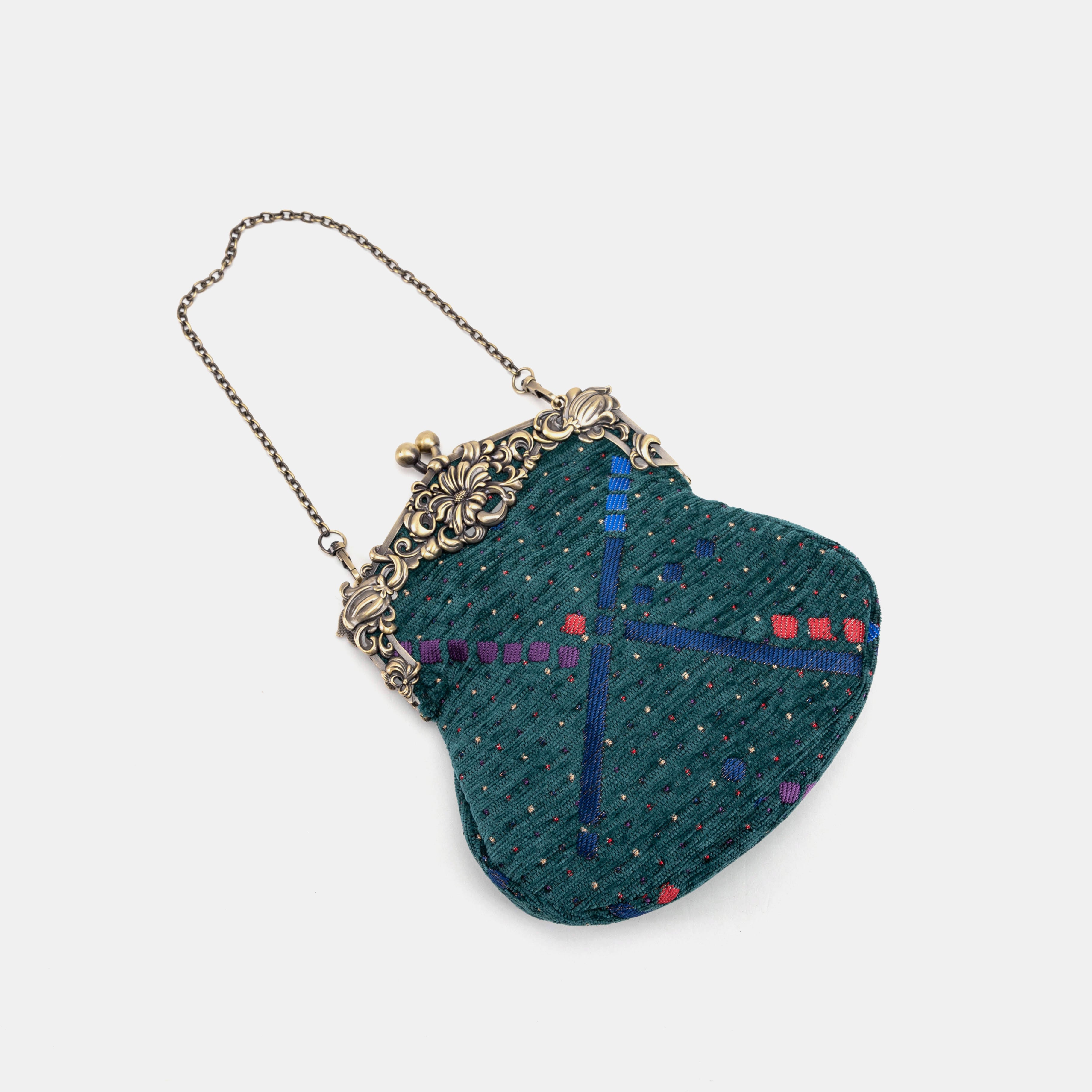 PDX Portland Airport Chatelaine Purse Large of America with short chain