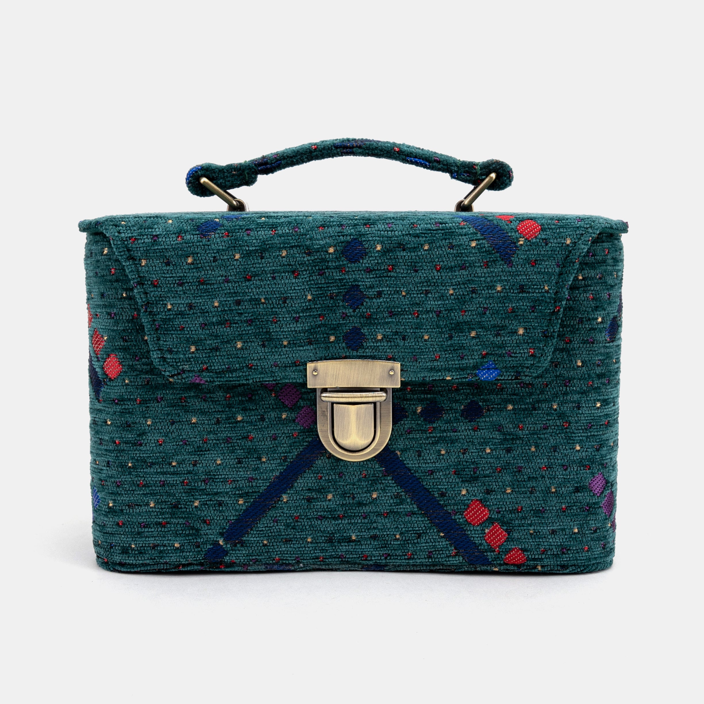 PDX Portland Airport Clara Medium Train Case Purse of America  front