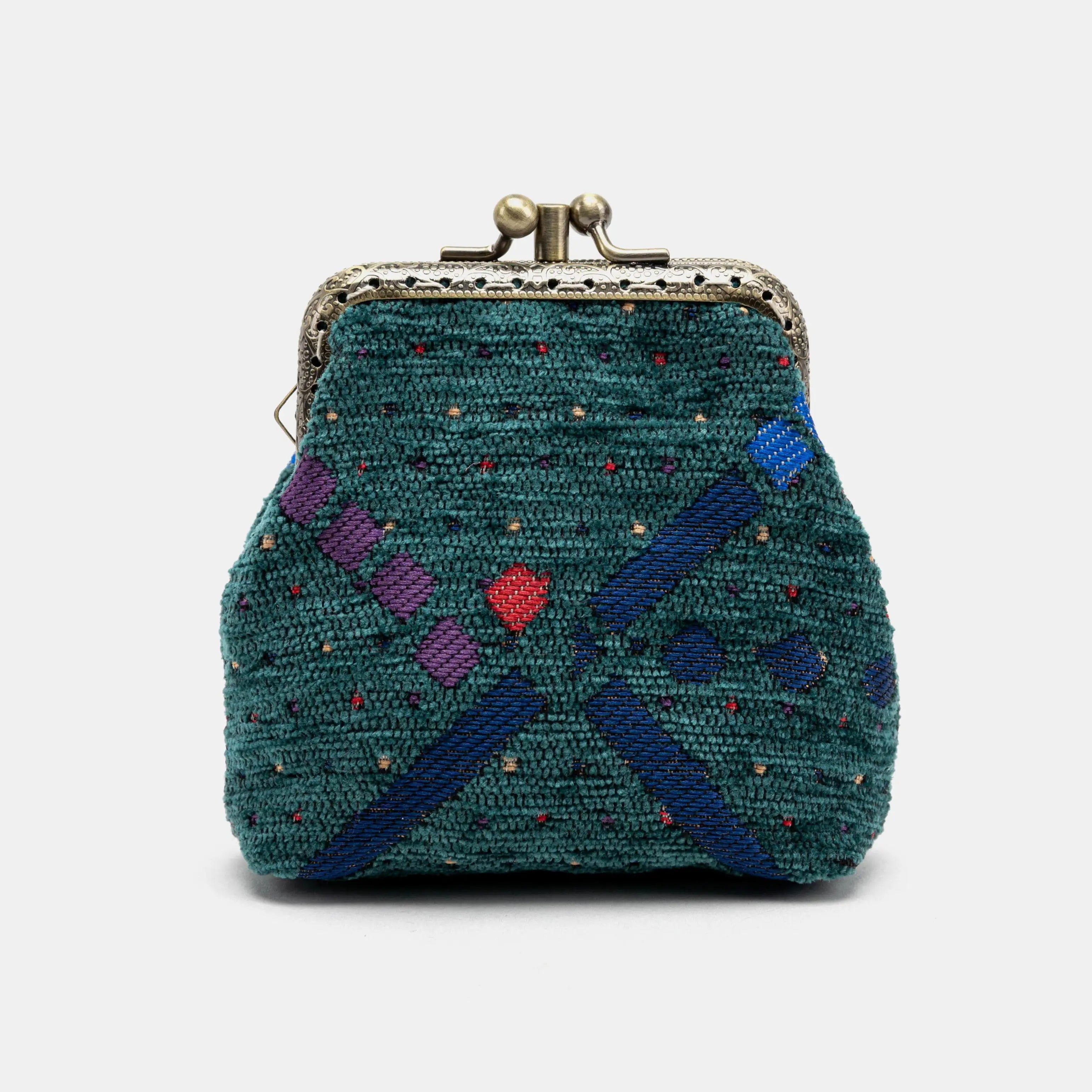 PDX Portland Airport Double Kiss Clasp Coin Purse of America front-2