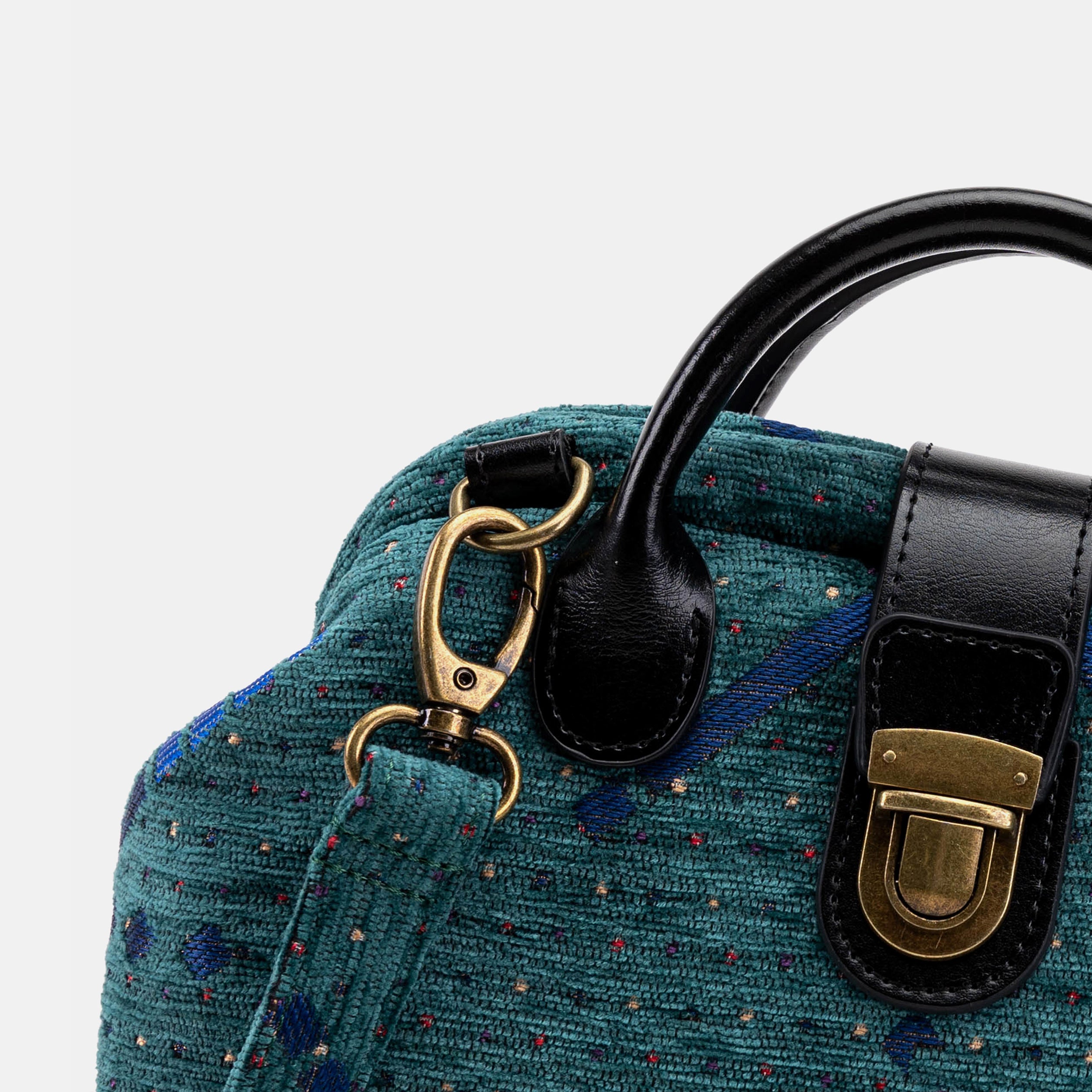 PDX Portland Airport Carpet Everyday Backpack Carpetbag of America detail