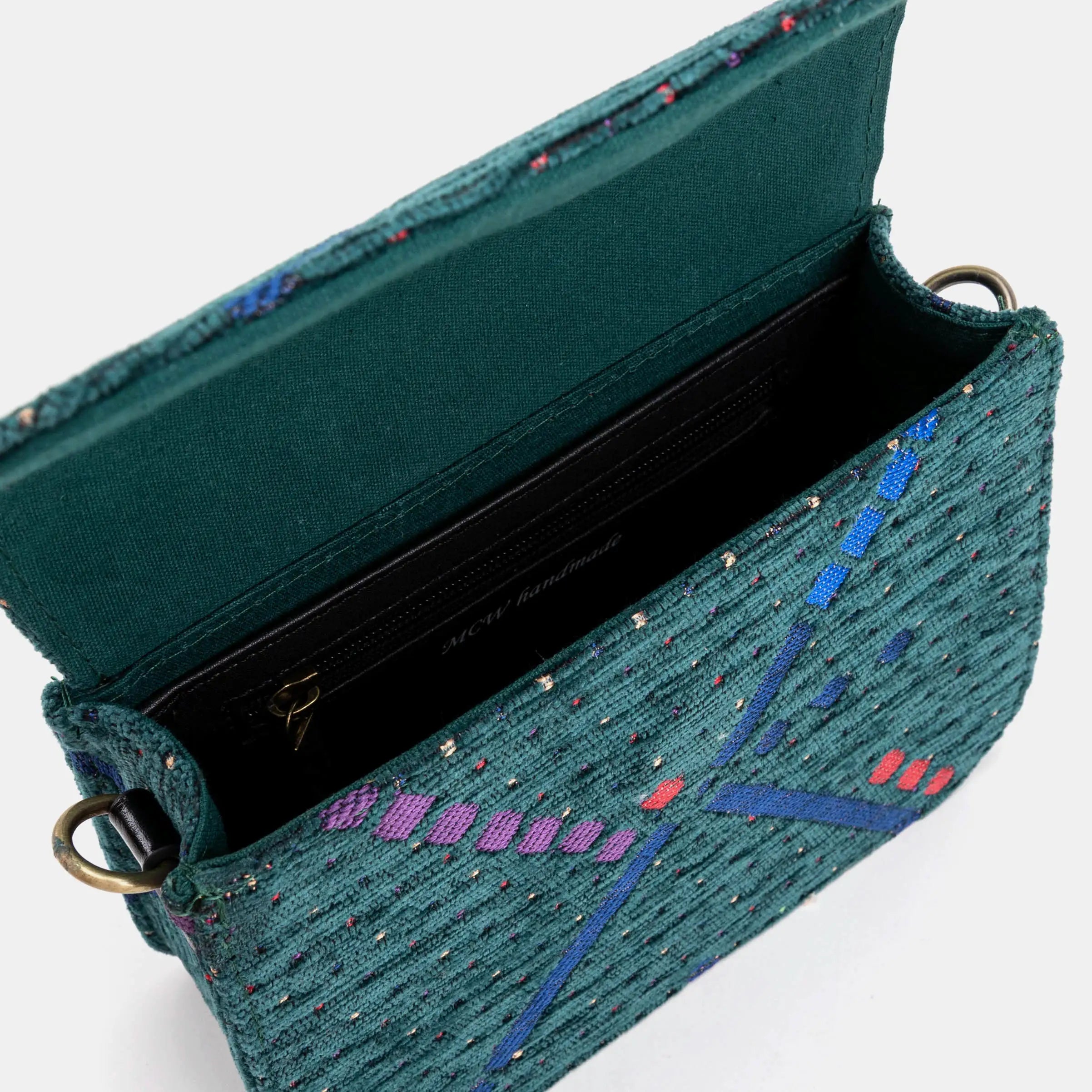 PDX Portland Airport Flap Crossbody Bag of America  opening