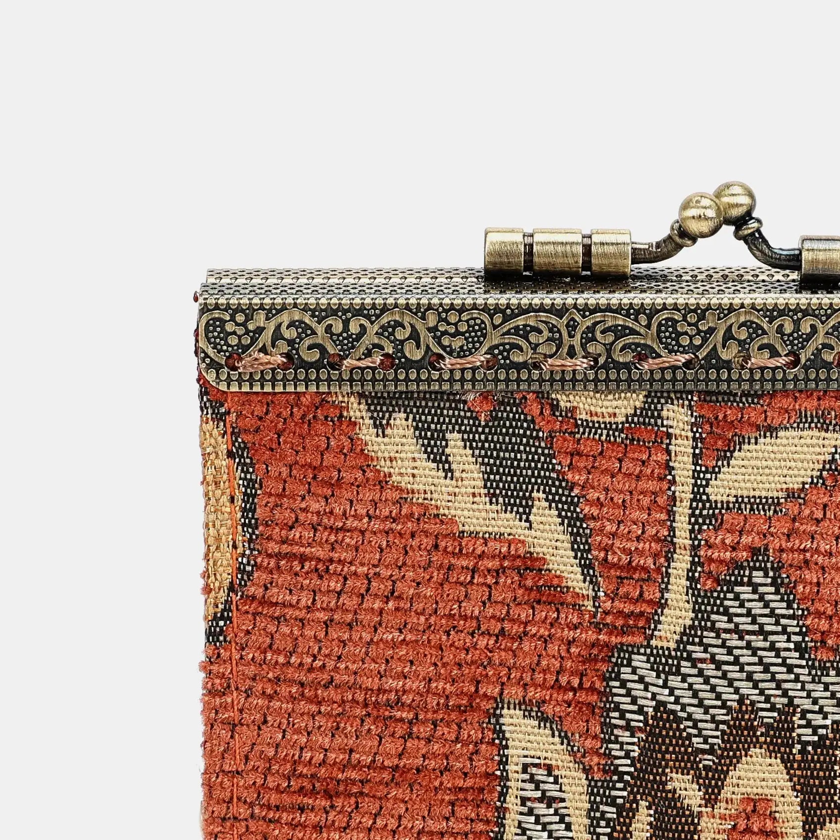 Paisley Orange Card Wallet  of America details