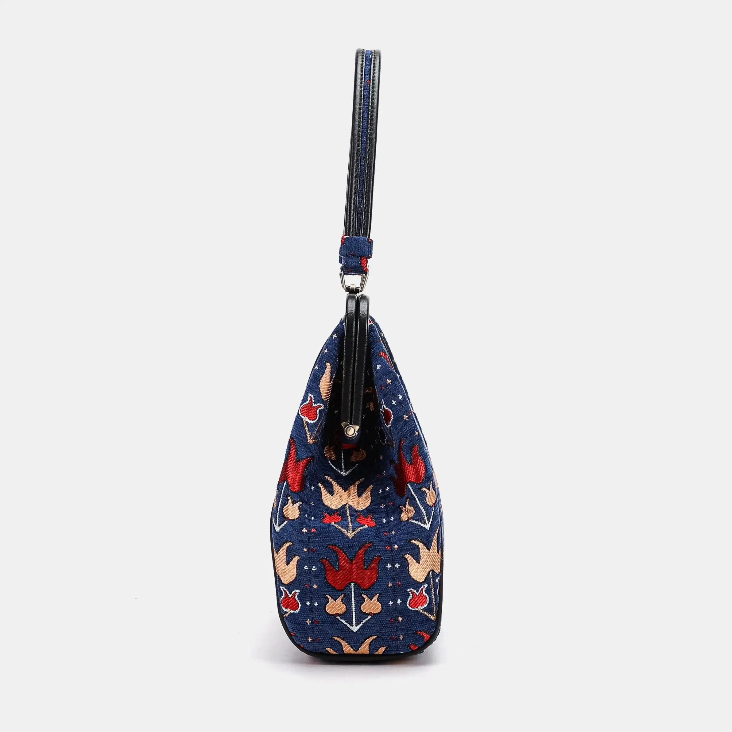 Poppy Bloom Alma Shoulder Carpet Bag side