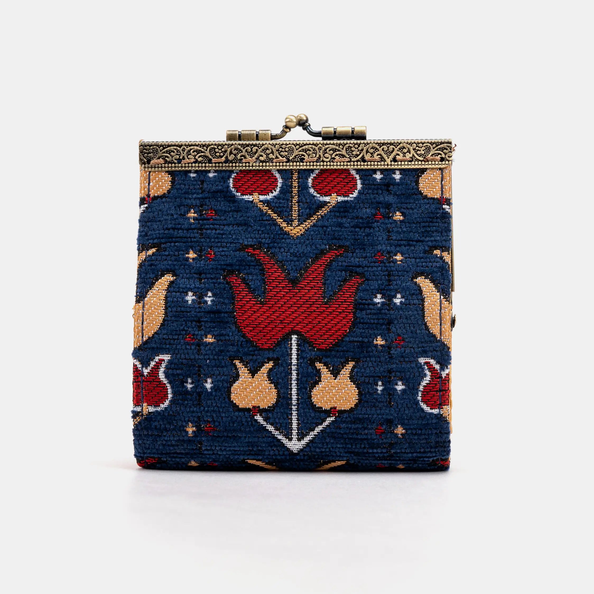Opium Poppy  Card Wallet Carpetbag  of America front