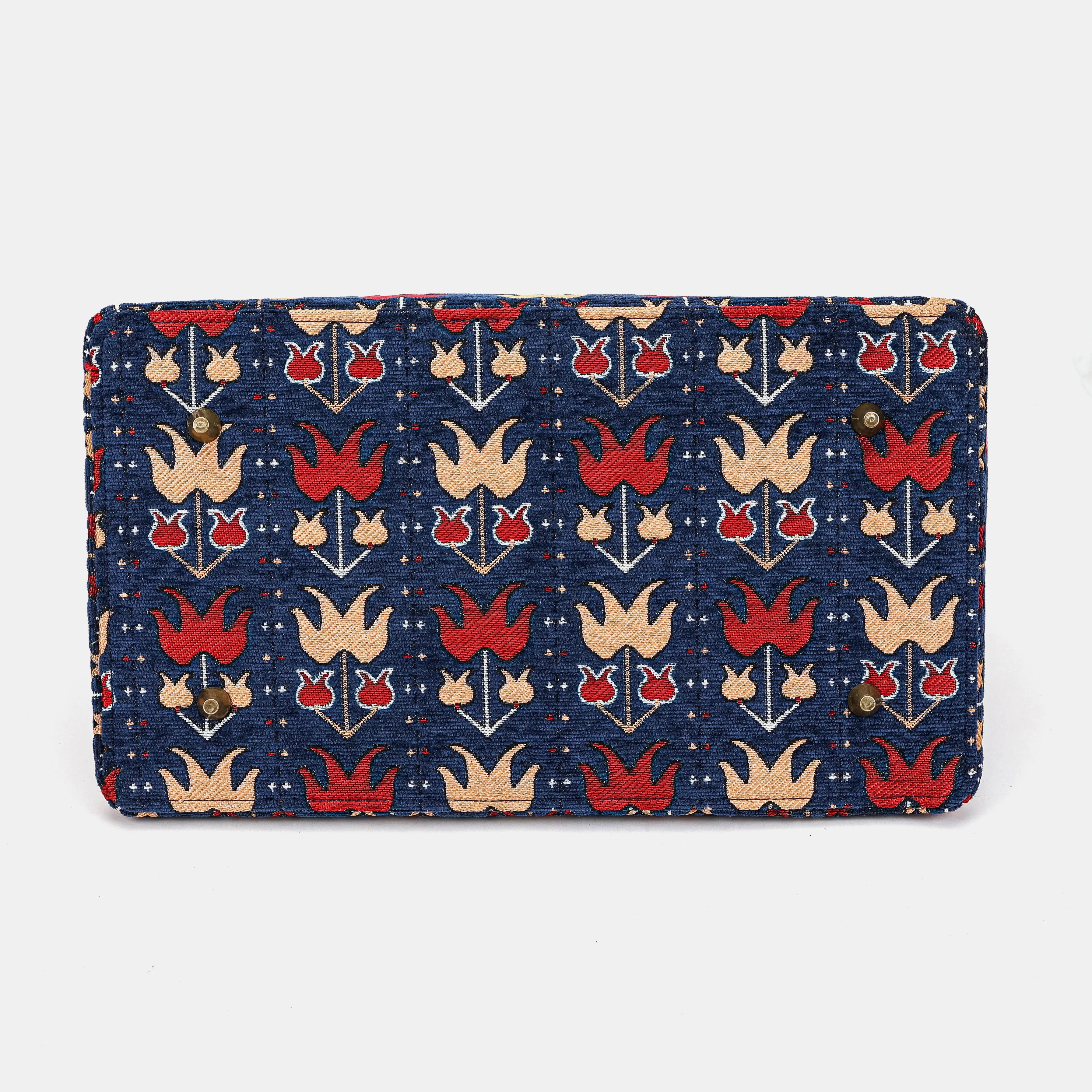 Poppy Bloom Celine Carpet Gladstone Bag of America  bottom