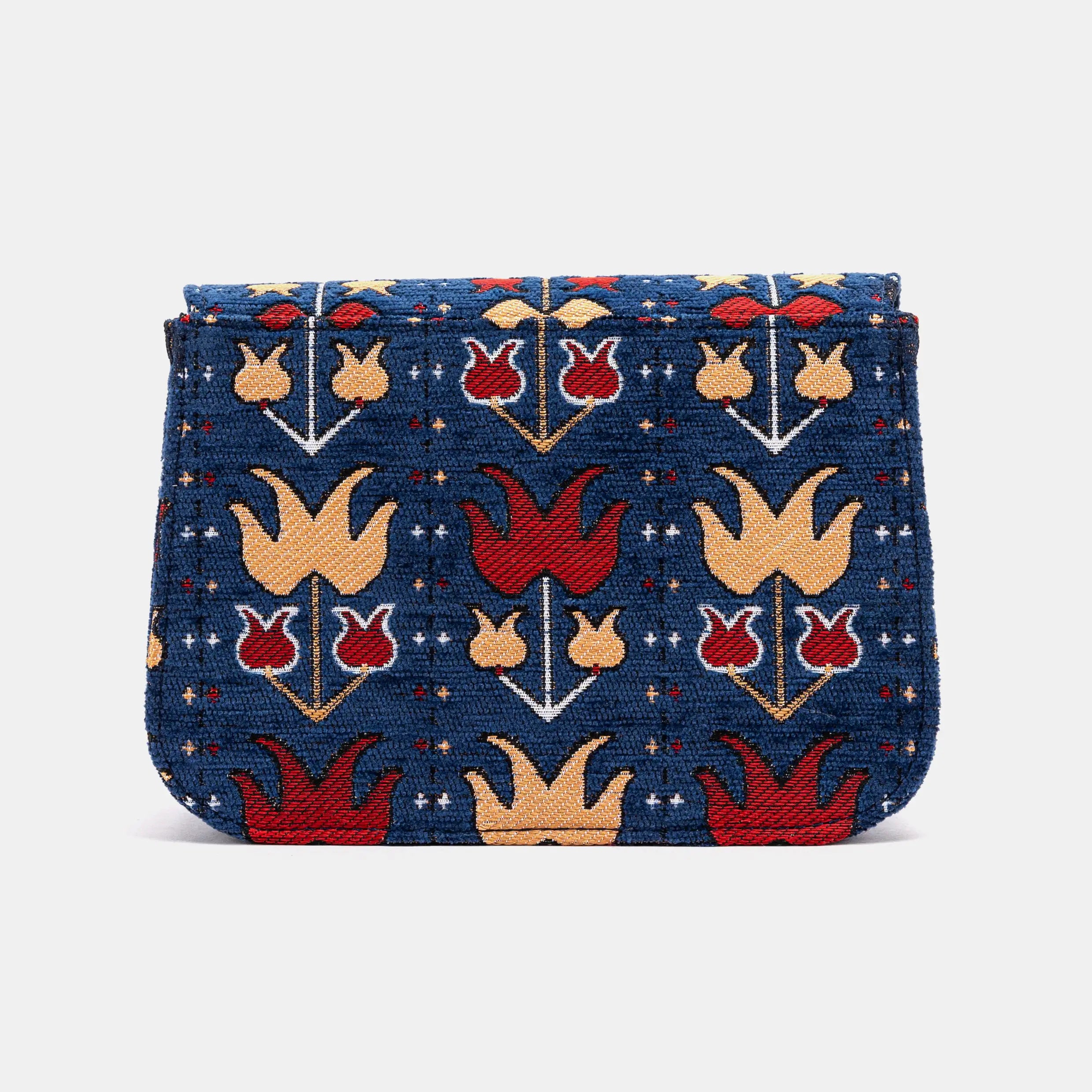 Poppy Bloom Flap Crossbody Bag of America BACK