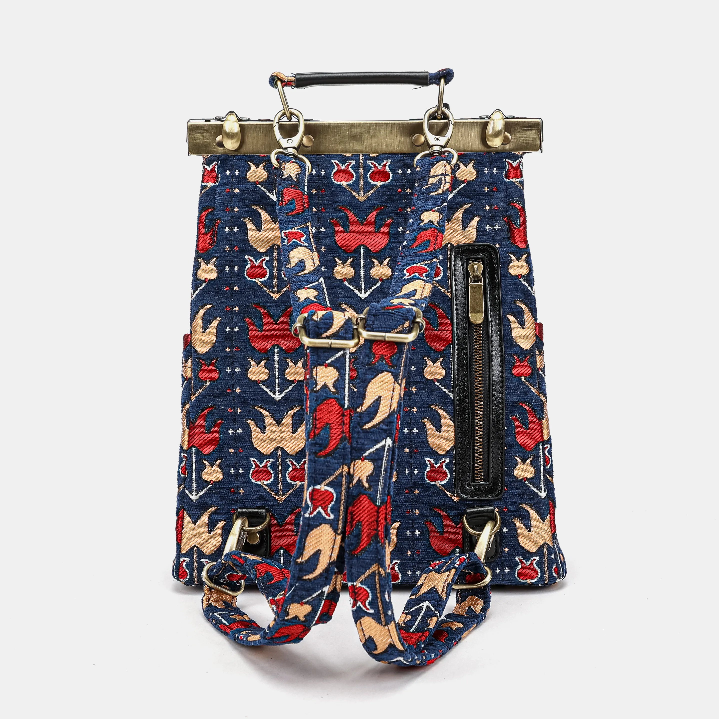 Poppy Bloom Helena Carpet Gladstone Backpack of America back
