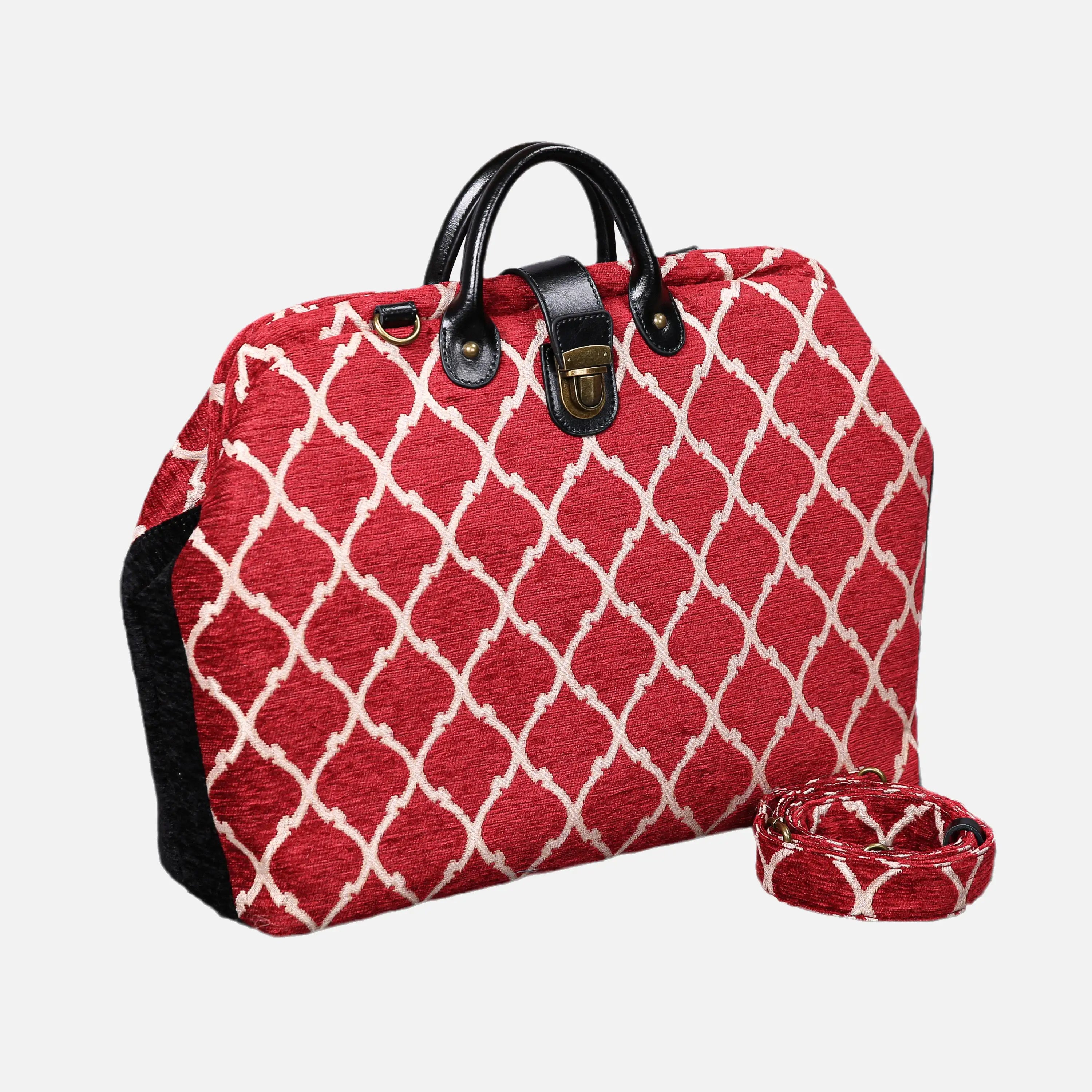 Quartz Red carpet bag of America with shoulder strap