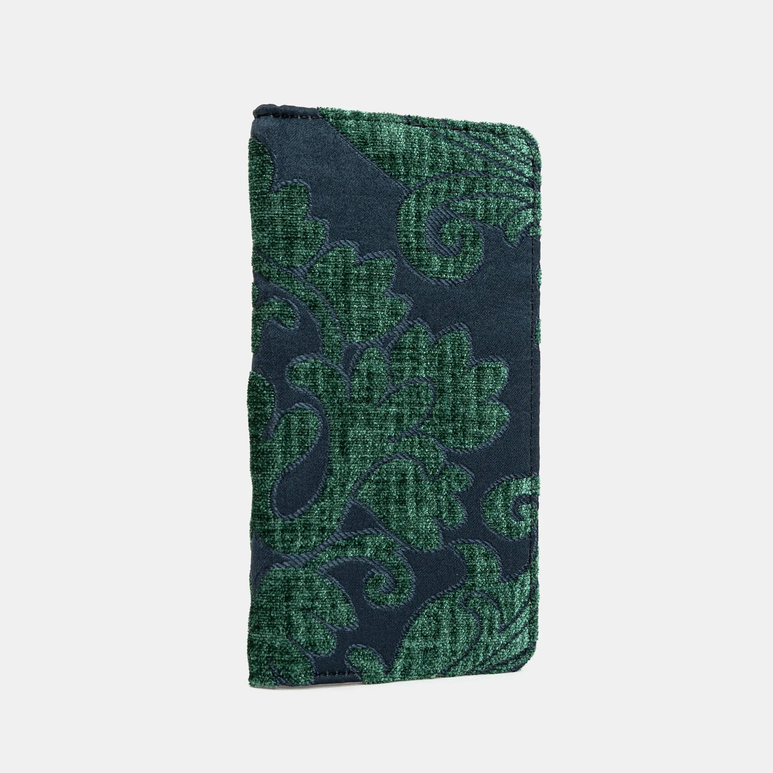 Queen Hunter Green Checkbook Cover of America side