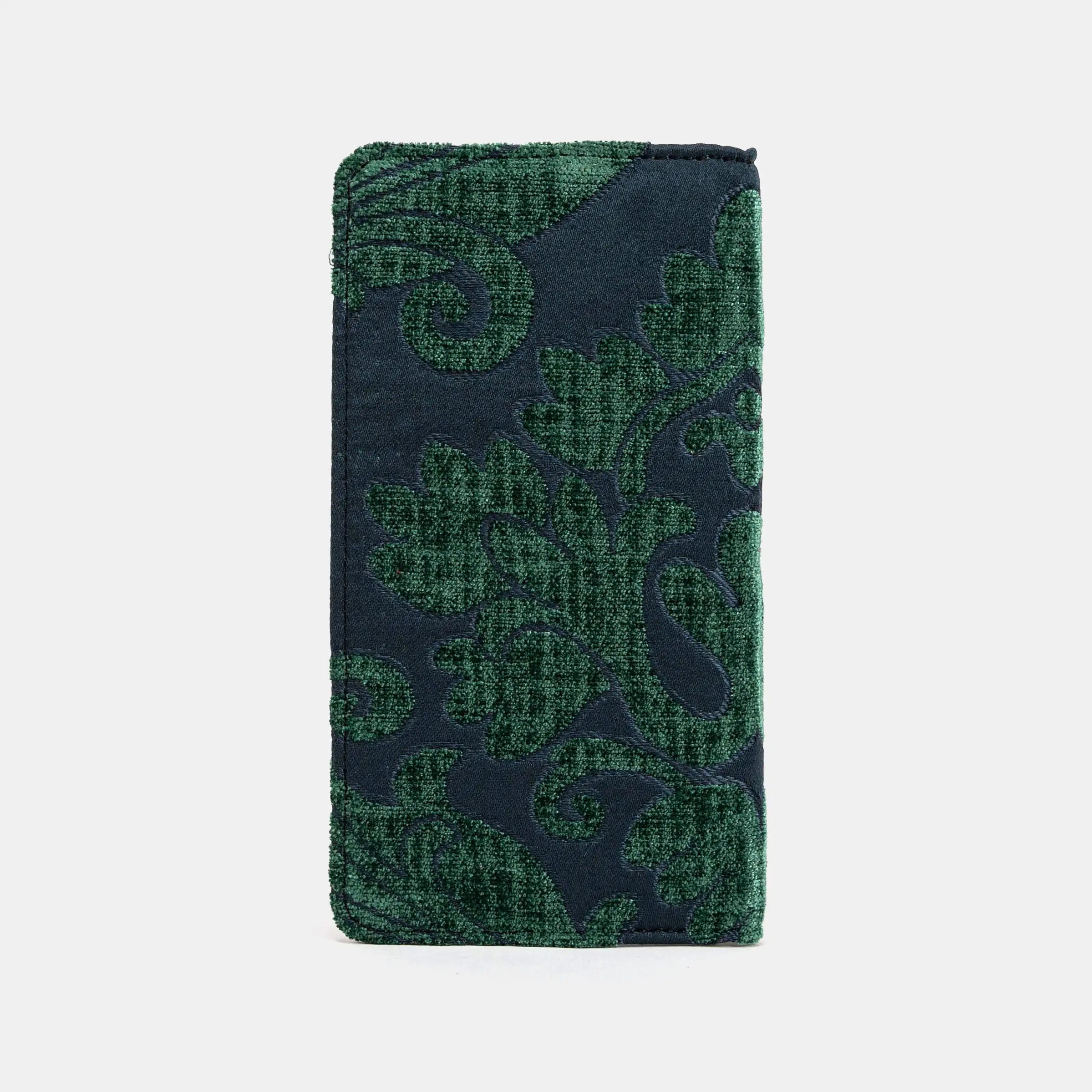 Queen Hunter Green Checkbook Cover of America back