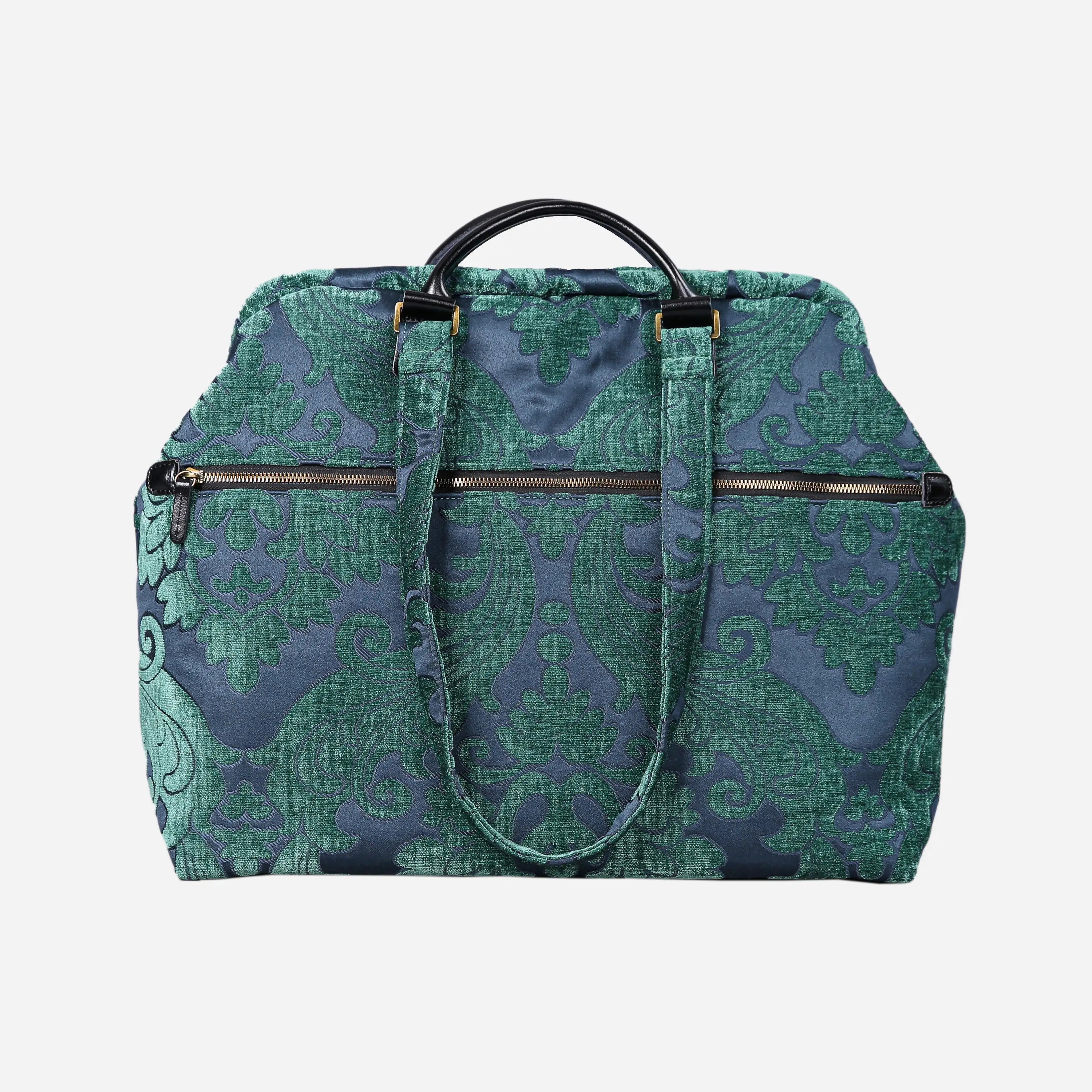 Queen Hunter Green Knitting Project Bag  of America-back