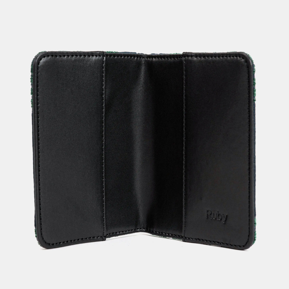 Queen Hunter Green Passport Cover of America  inside