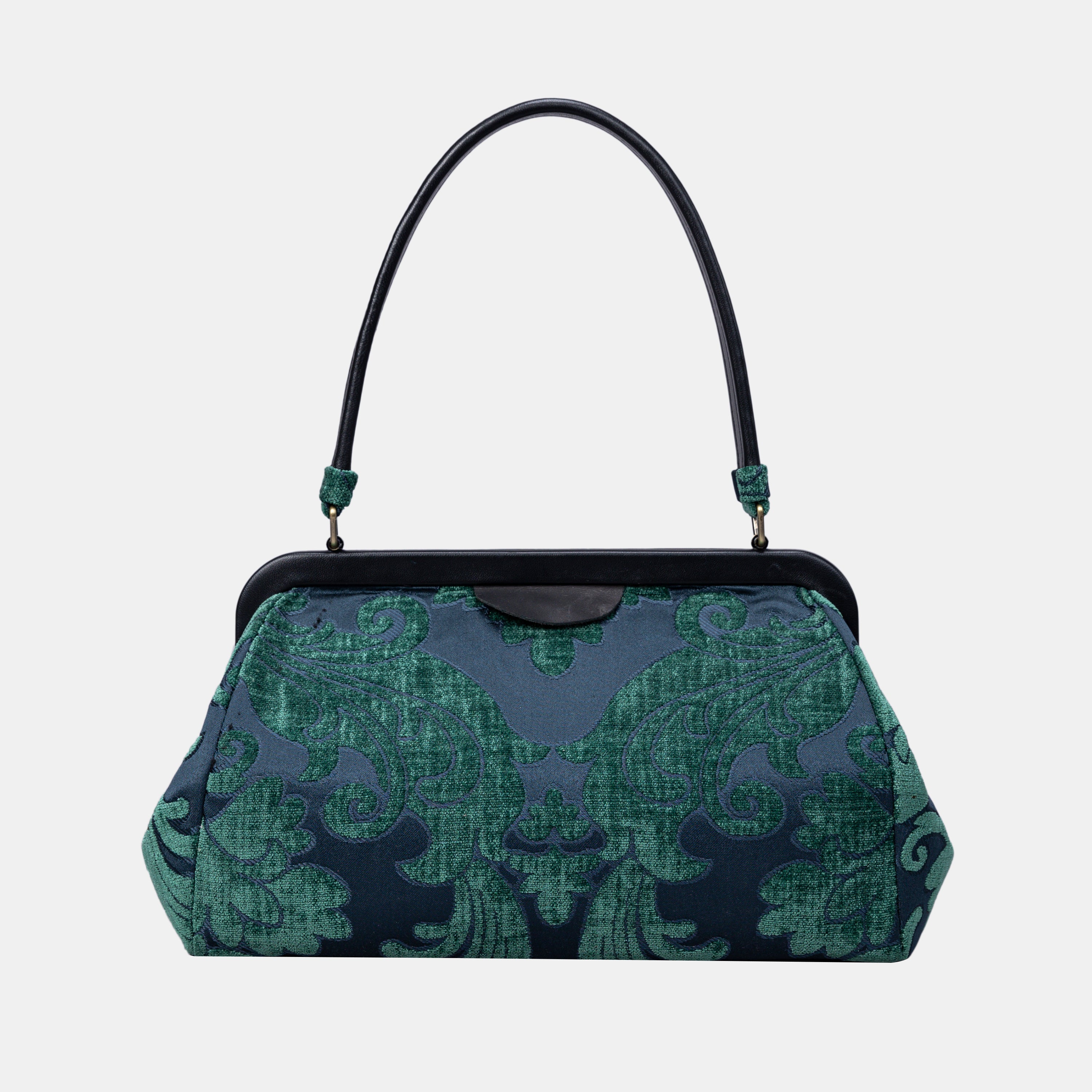 Queen Hunter Green Shoulder Bag back