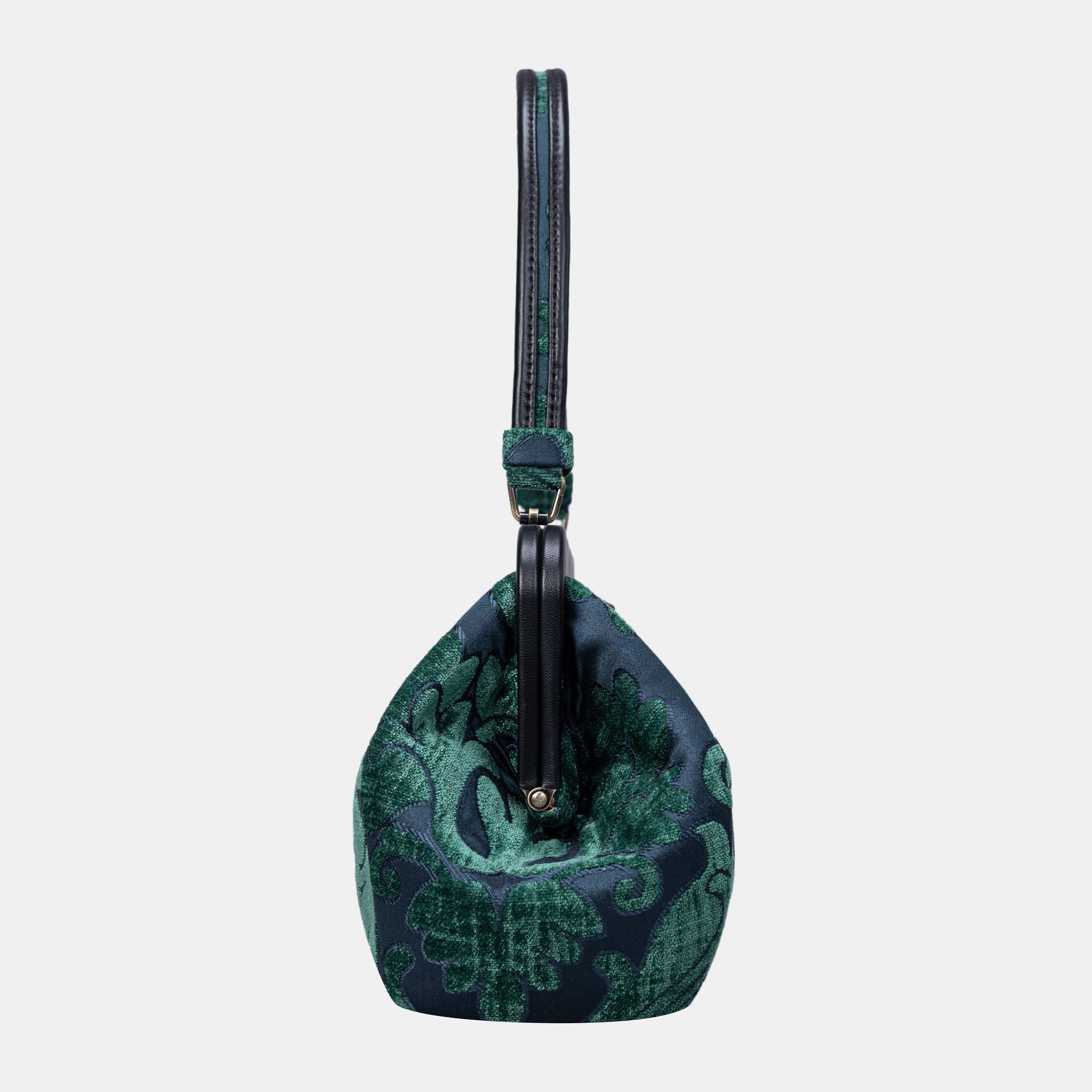Queen Hunter Green Shoulder Bag side