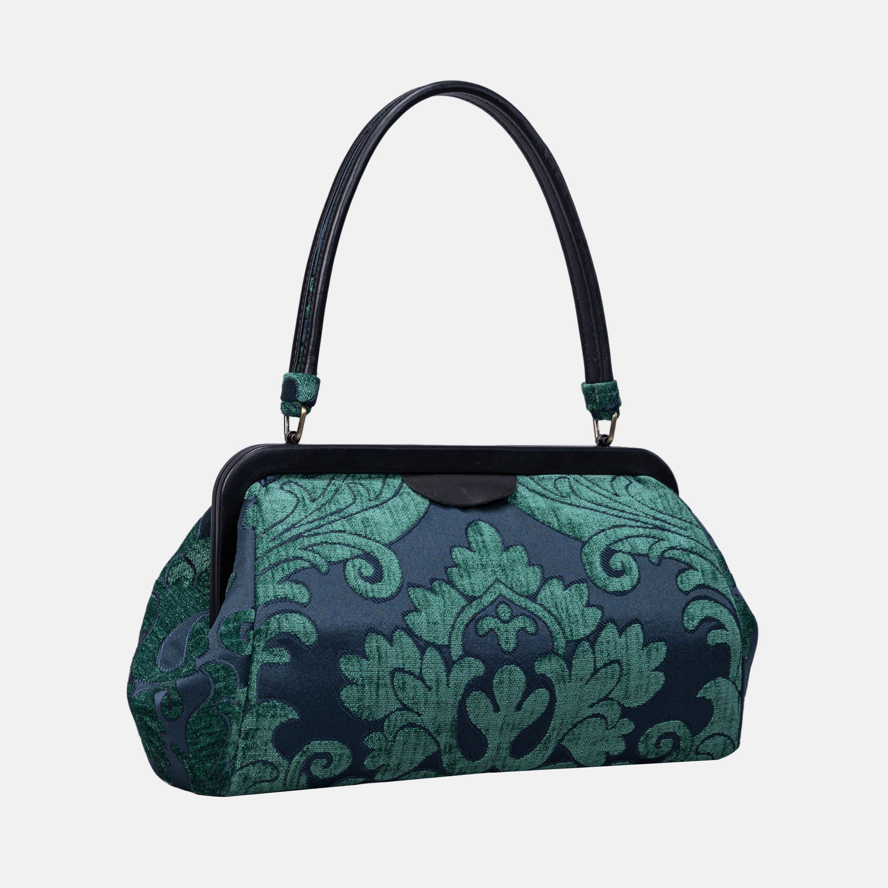 Queen Hunter Green Shoulder Bag front side