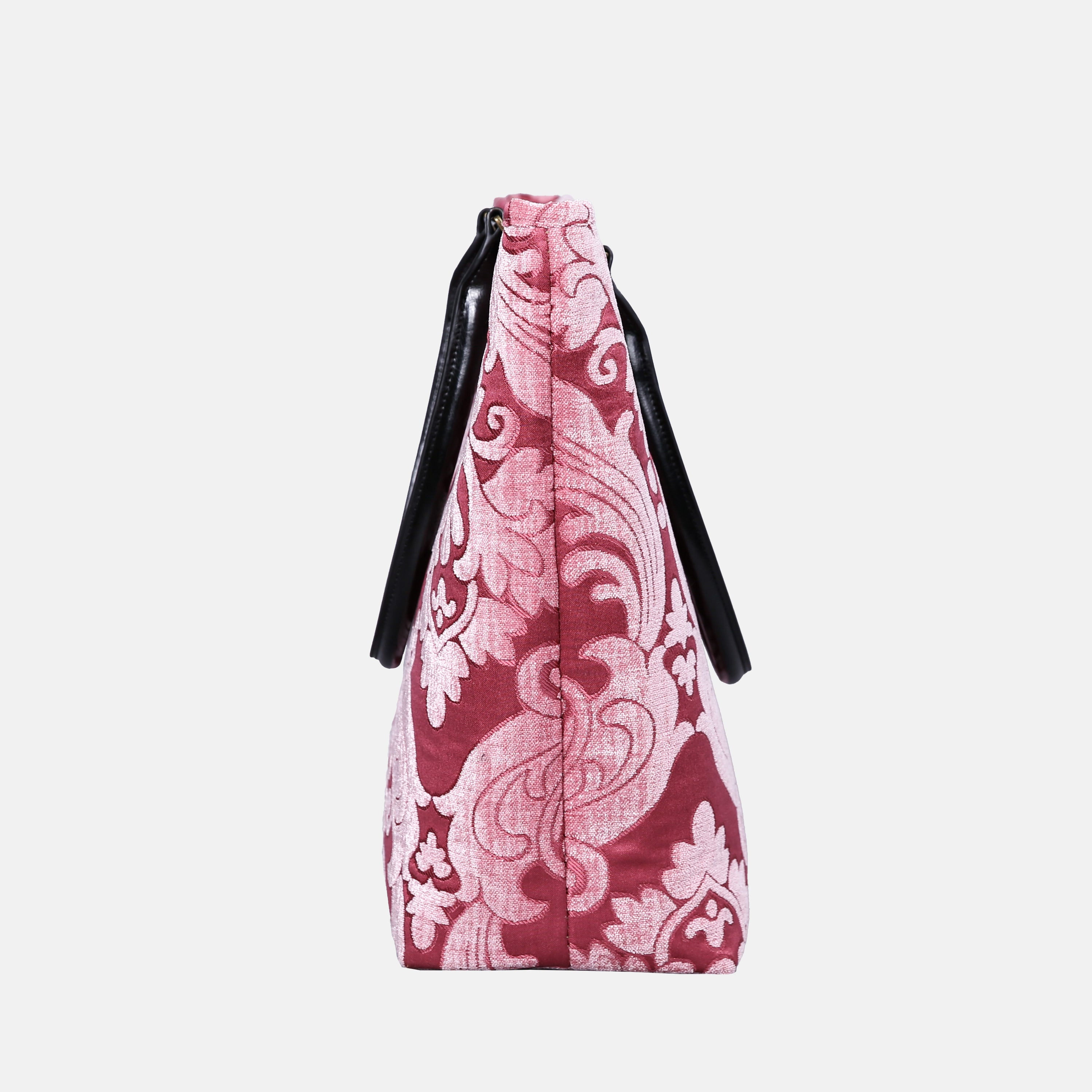 Queen Rose Pink Carpet Tote Shopper carpet bag of America side