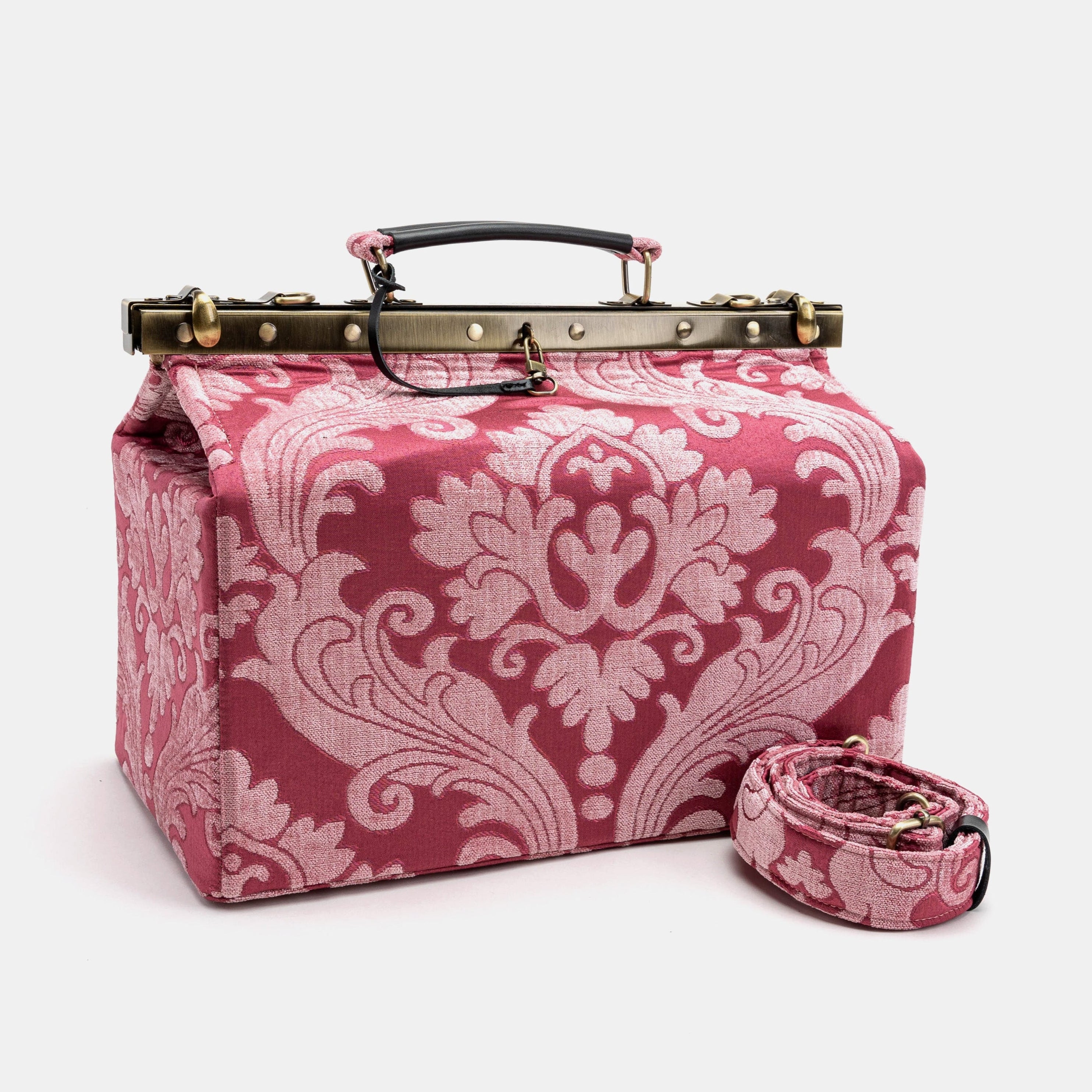 Queen Rose Pink Genevieve Carpet Gladstone Bag of America  main