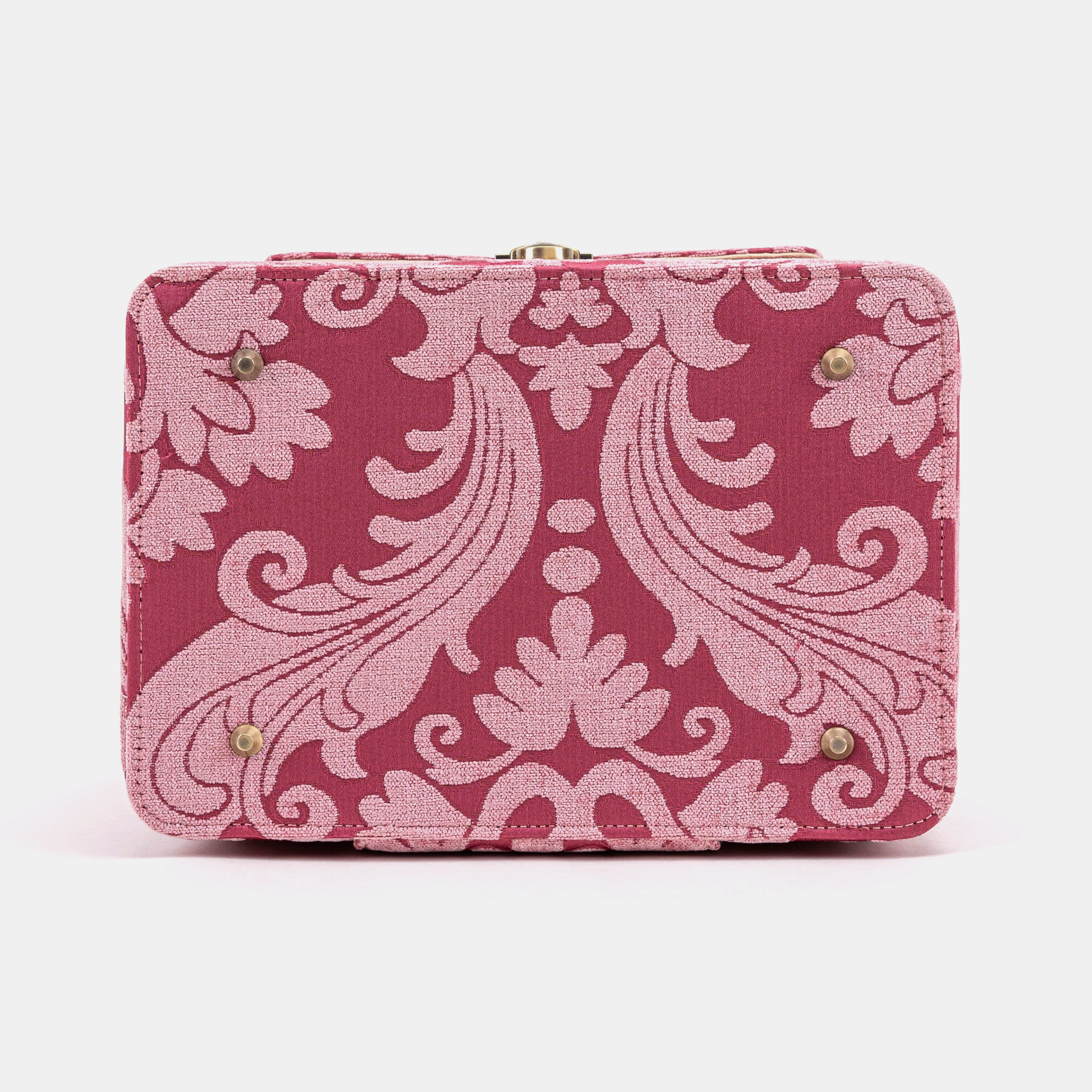 Queen Rose Pink Josephine Large Train Case of America bottom