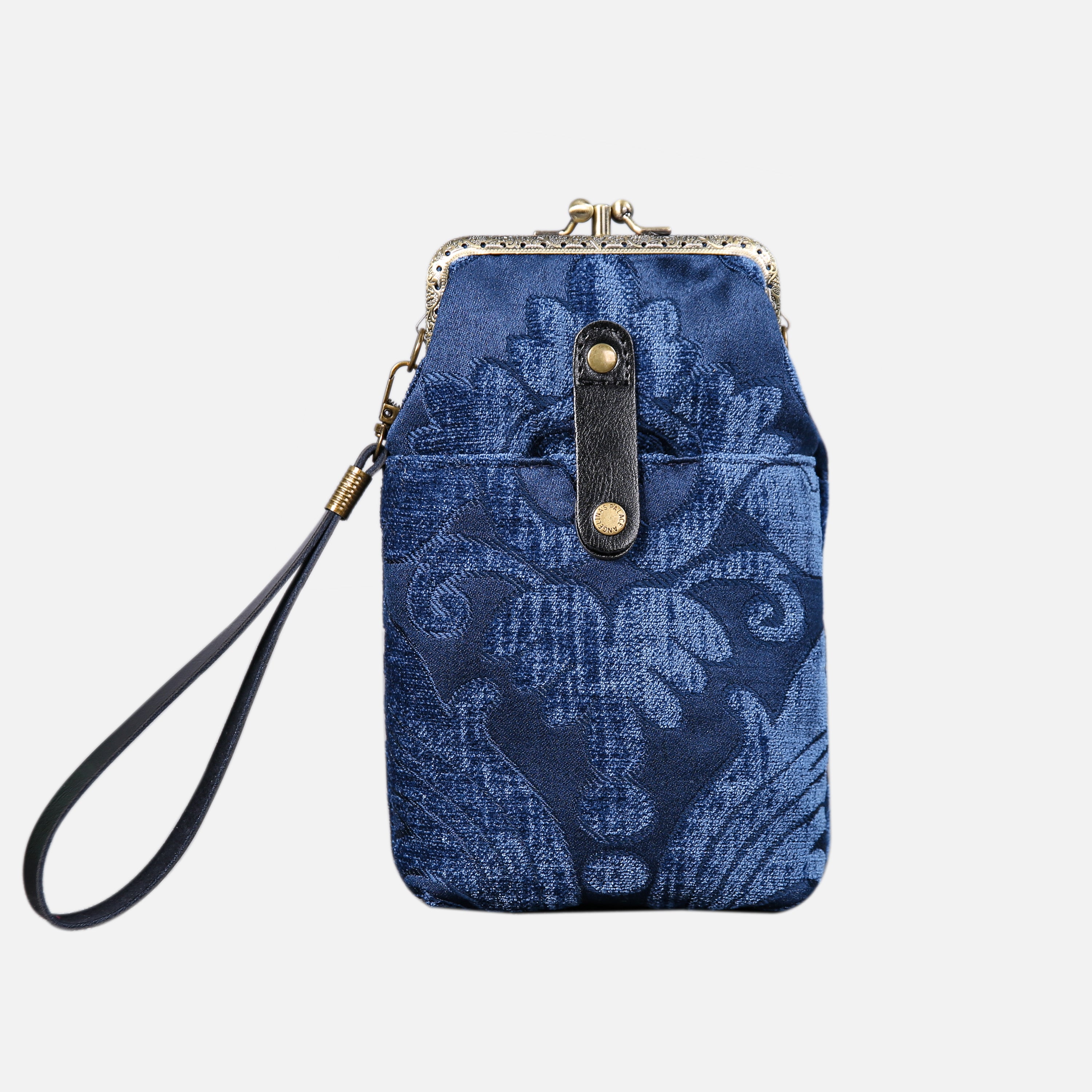 Queen Royal Blue Carpet Phone Case Carpetbag of America front