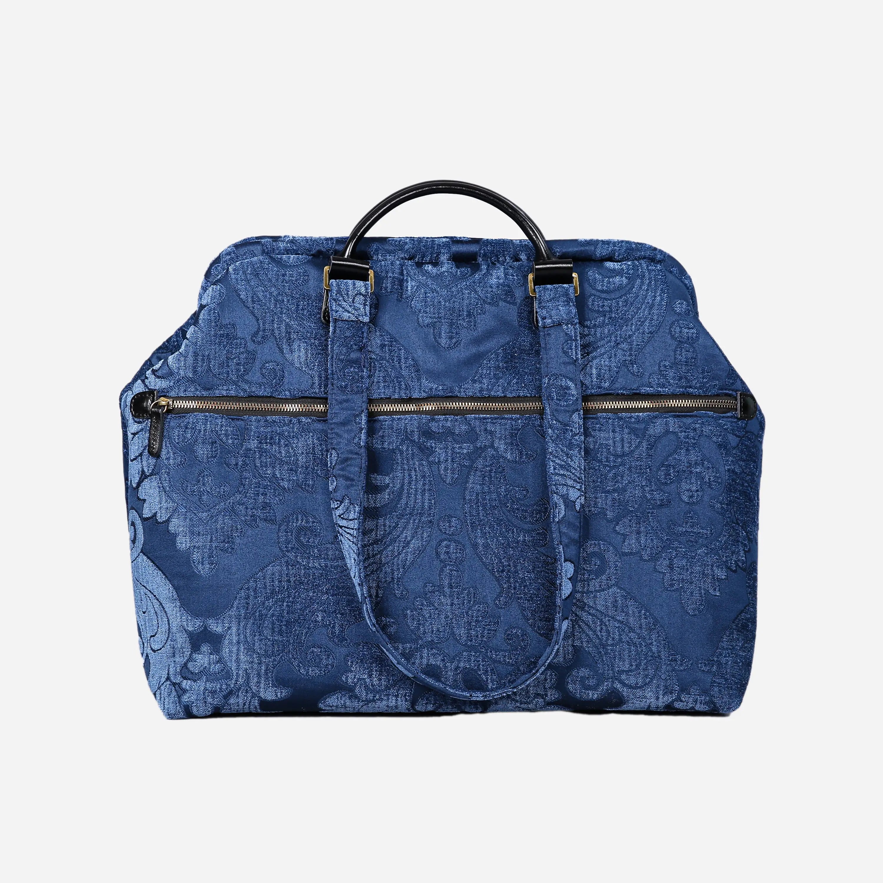 Queen Royal Blue Knitting Project Bag  of America-back