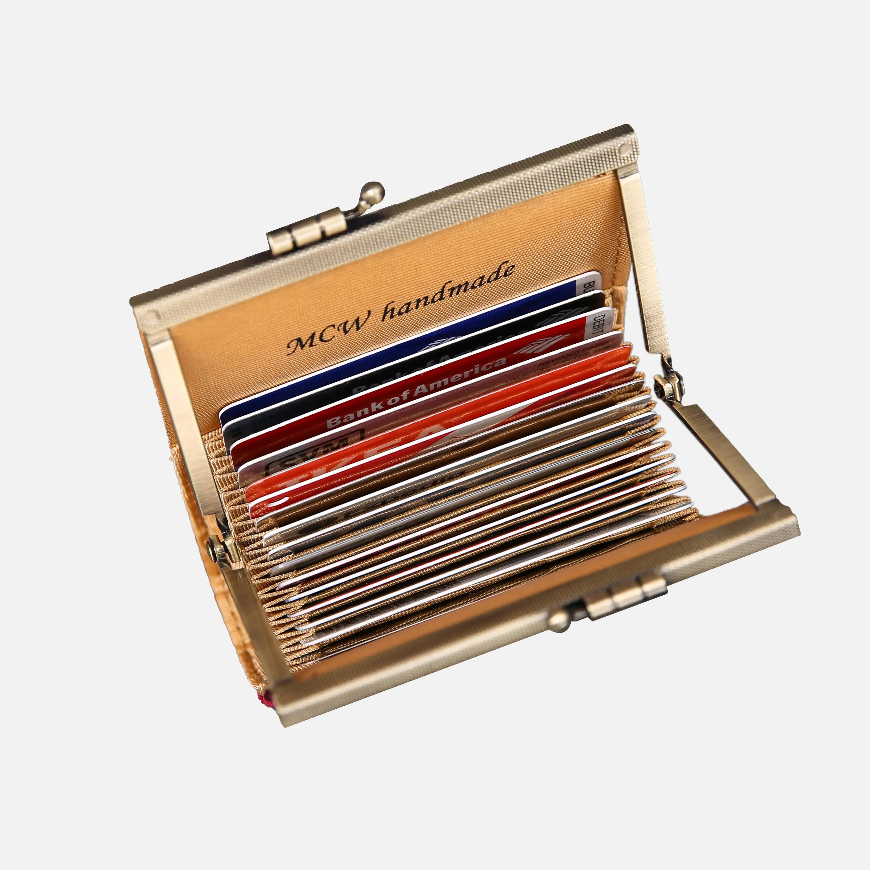 Queen Wine Card Wallet  of America 17 slots in use