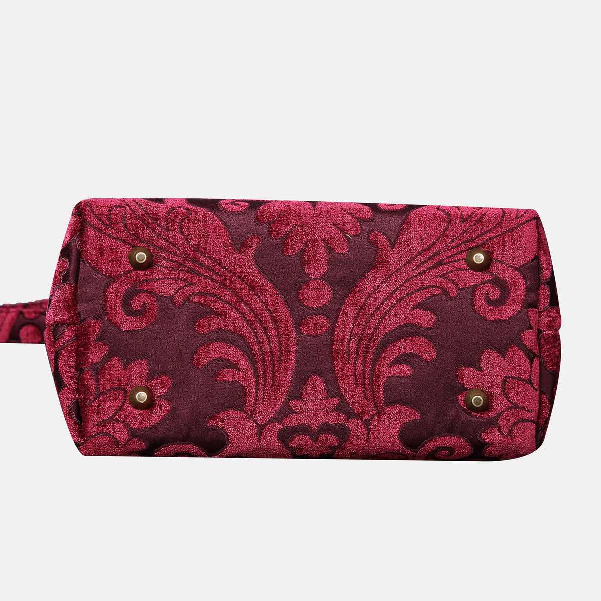 Queen Wine Carpet Satchel carpet bag MCW Handmade of America bottom