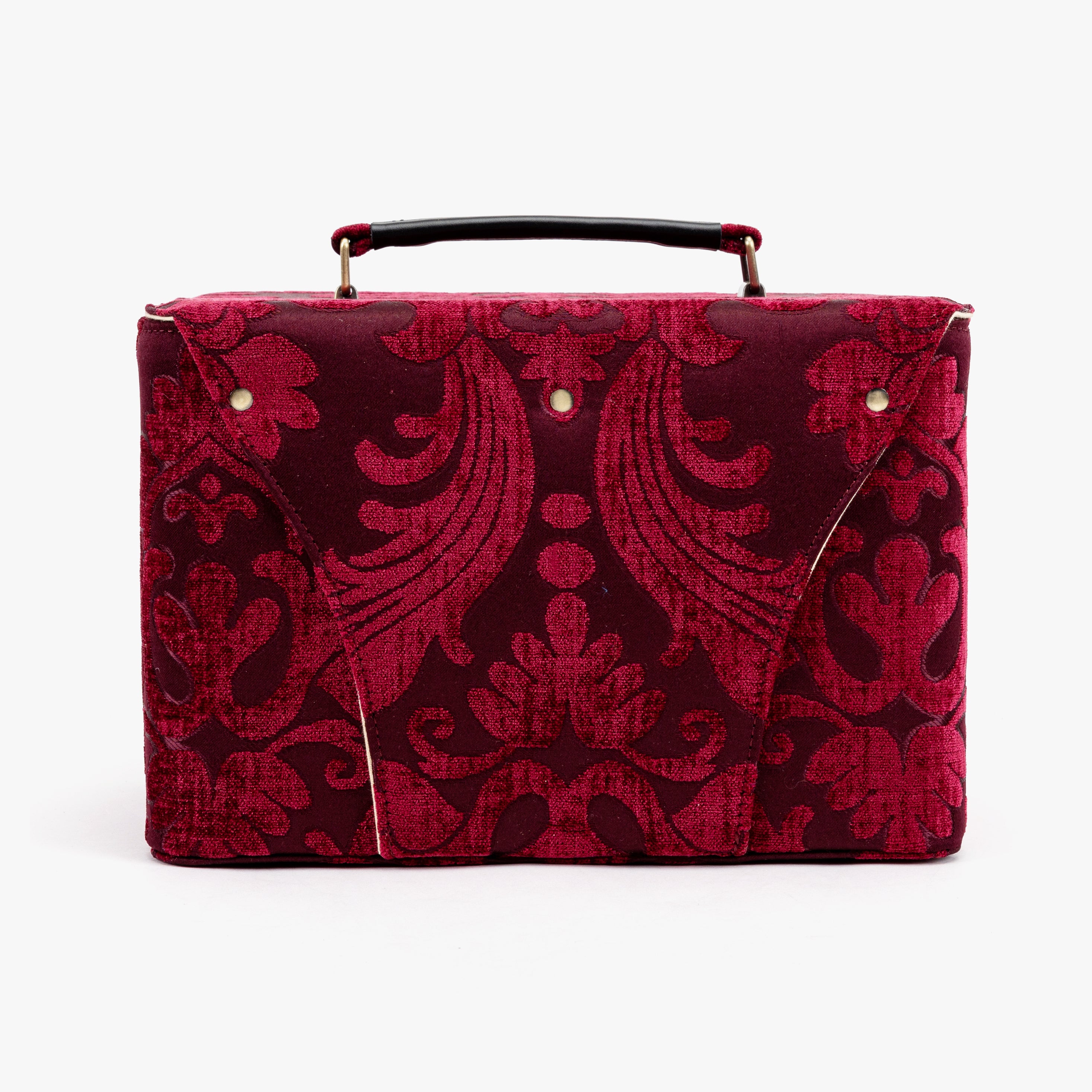 Queen Wine Josephine Large Train Case back