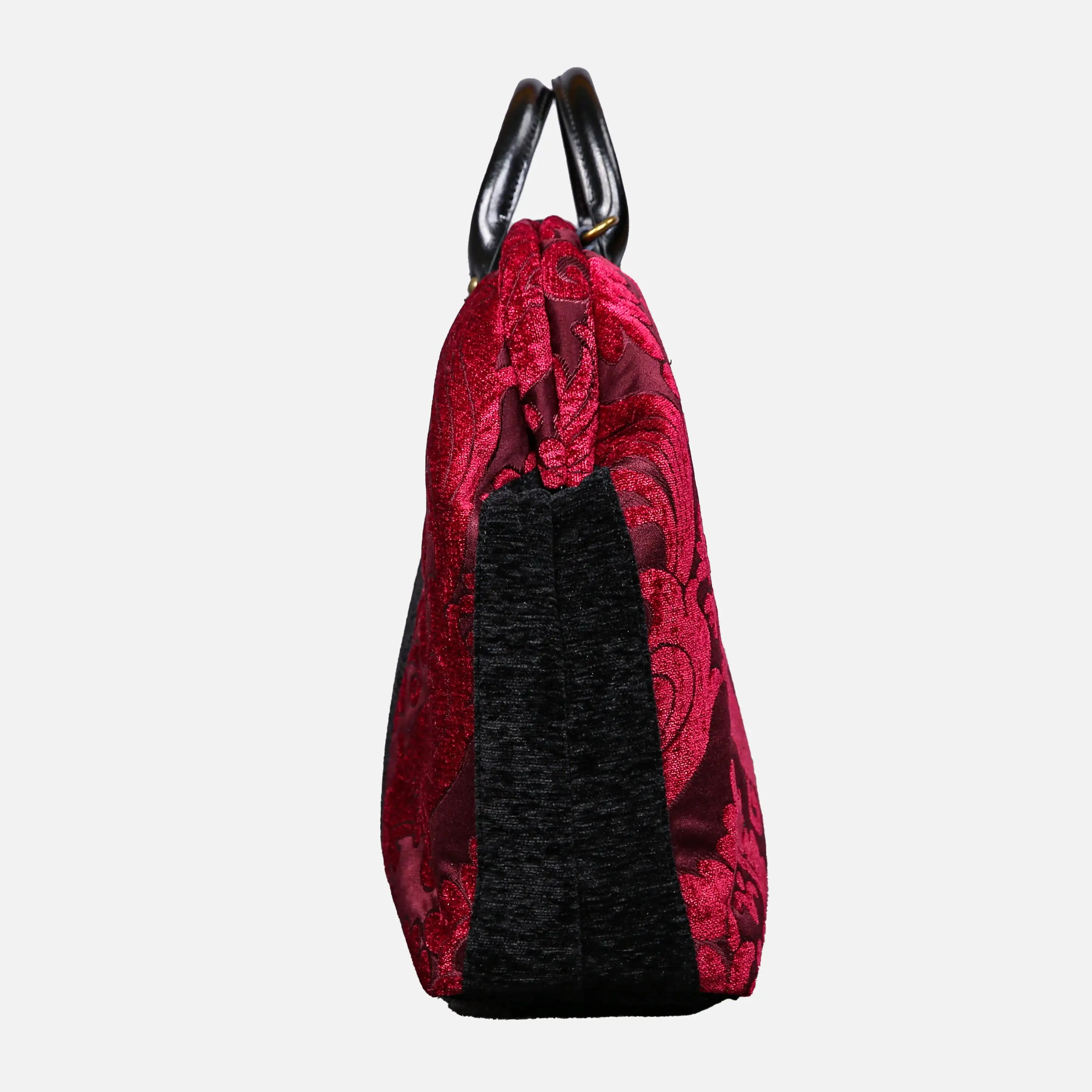 Queen Wine Laptop Work Bag carpet bag  of America side