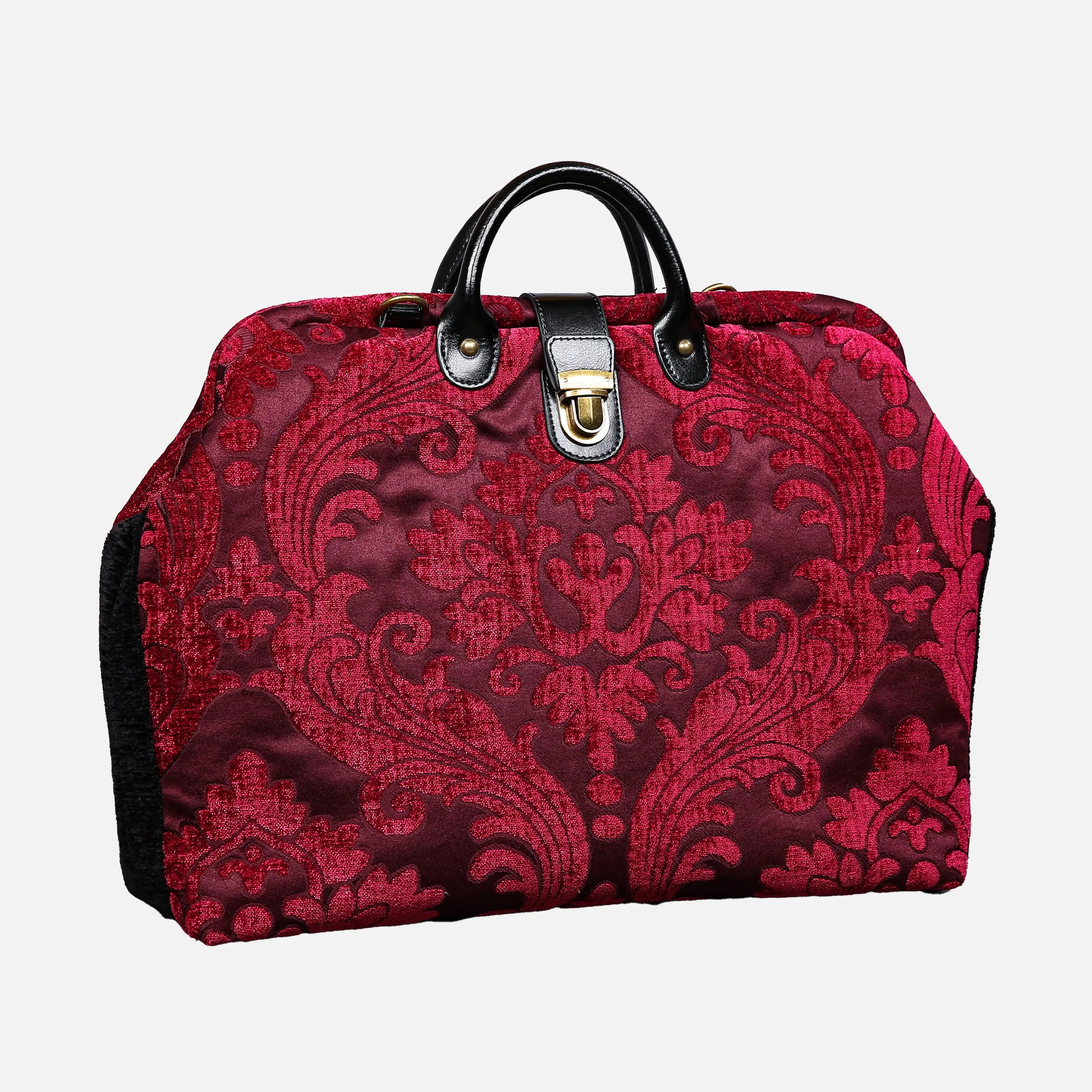 Queen Wine Laptop Work Bag carpet bag  of America Front side