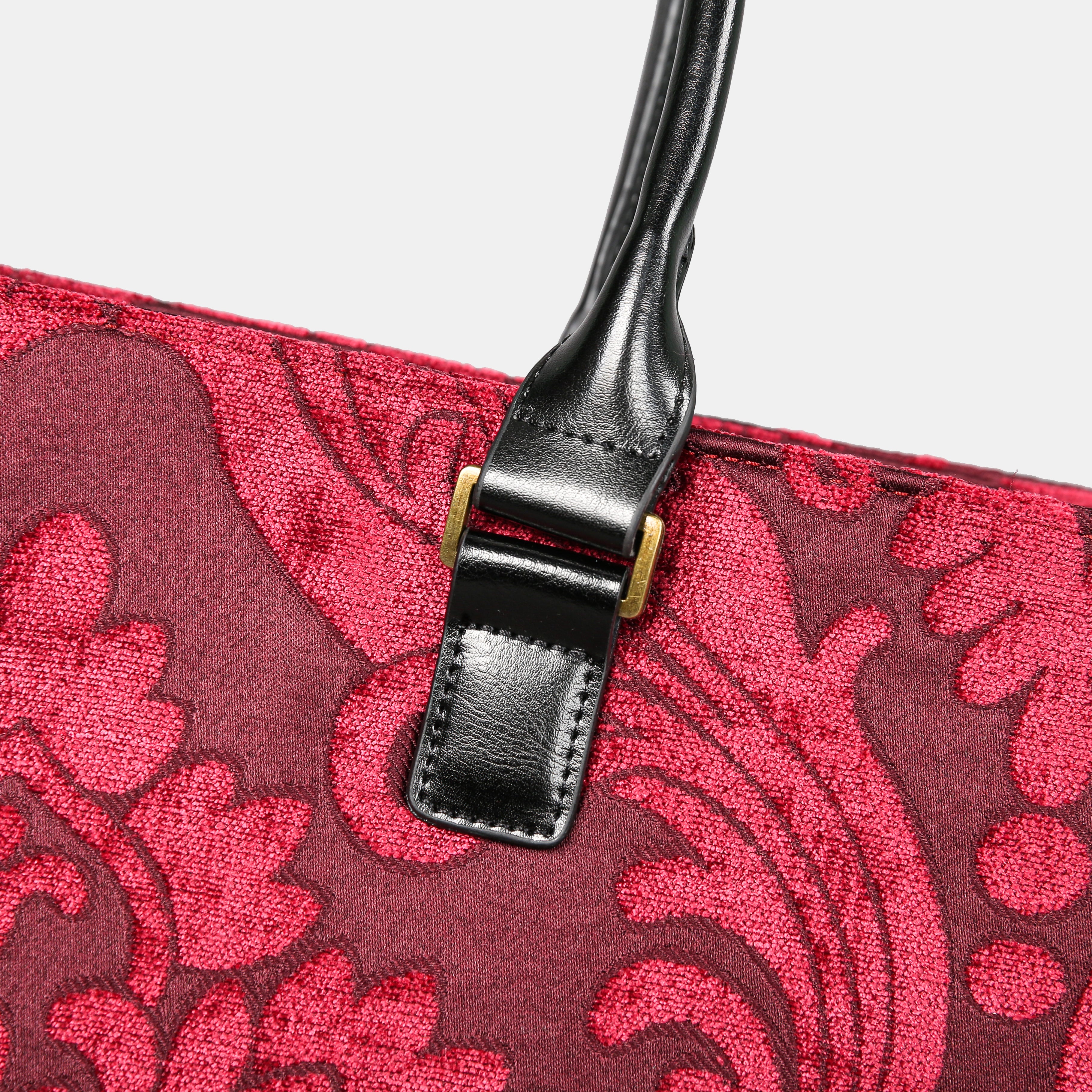 Queen Wine Laptop Work Tote of America detail