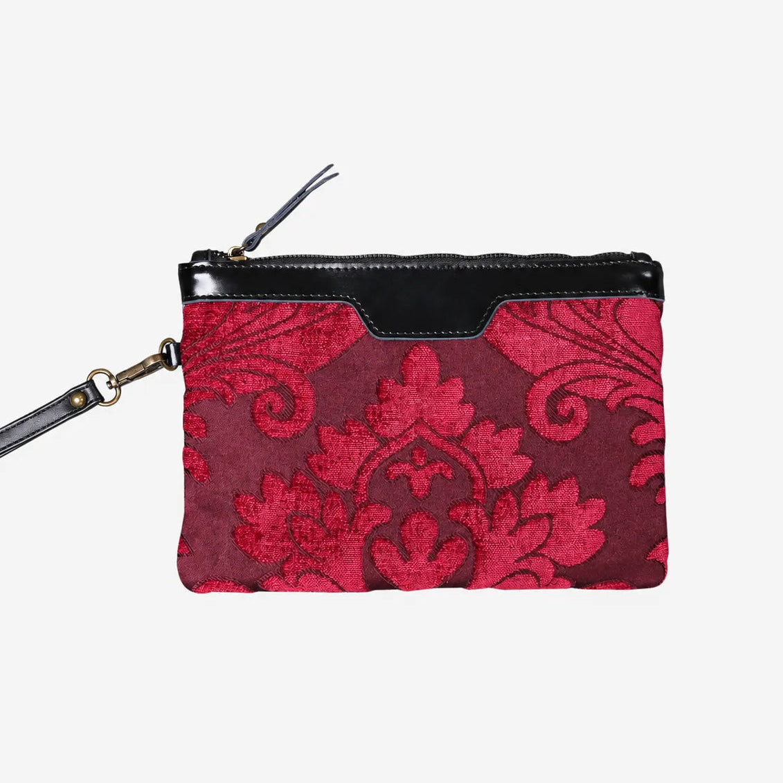 Queen Wine Wristlet Clutch carpet bag MCW Handmade main