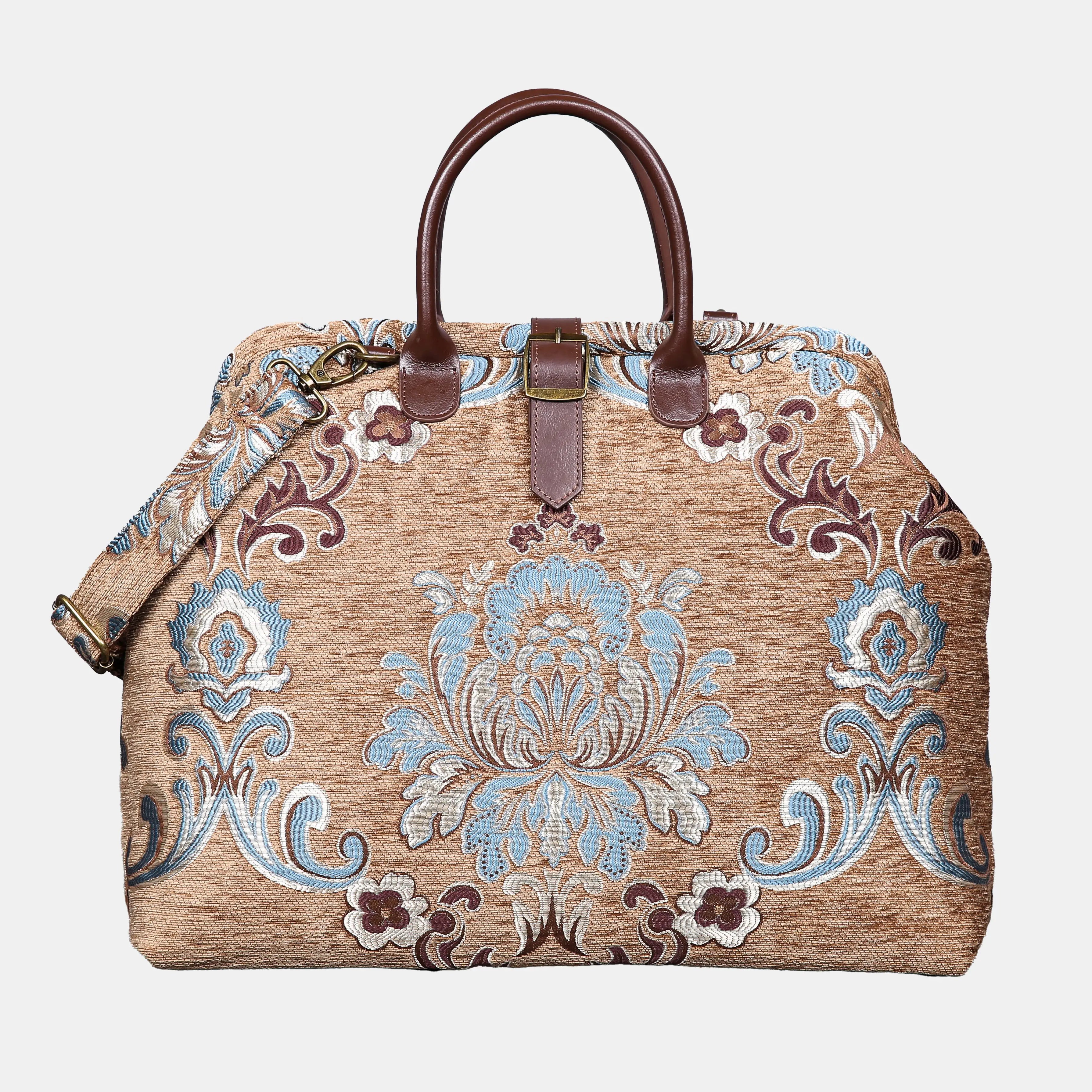 Rinascimento Camel Mary Poppins Weekender Carpetbag of America main